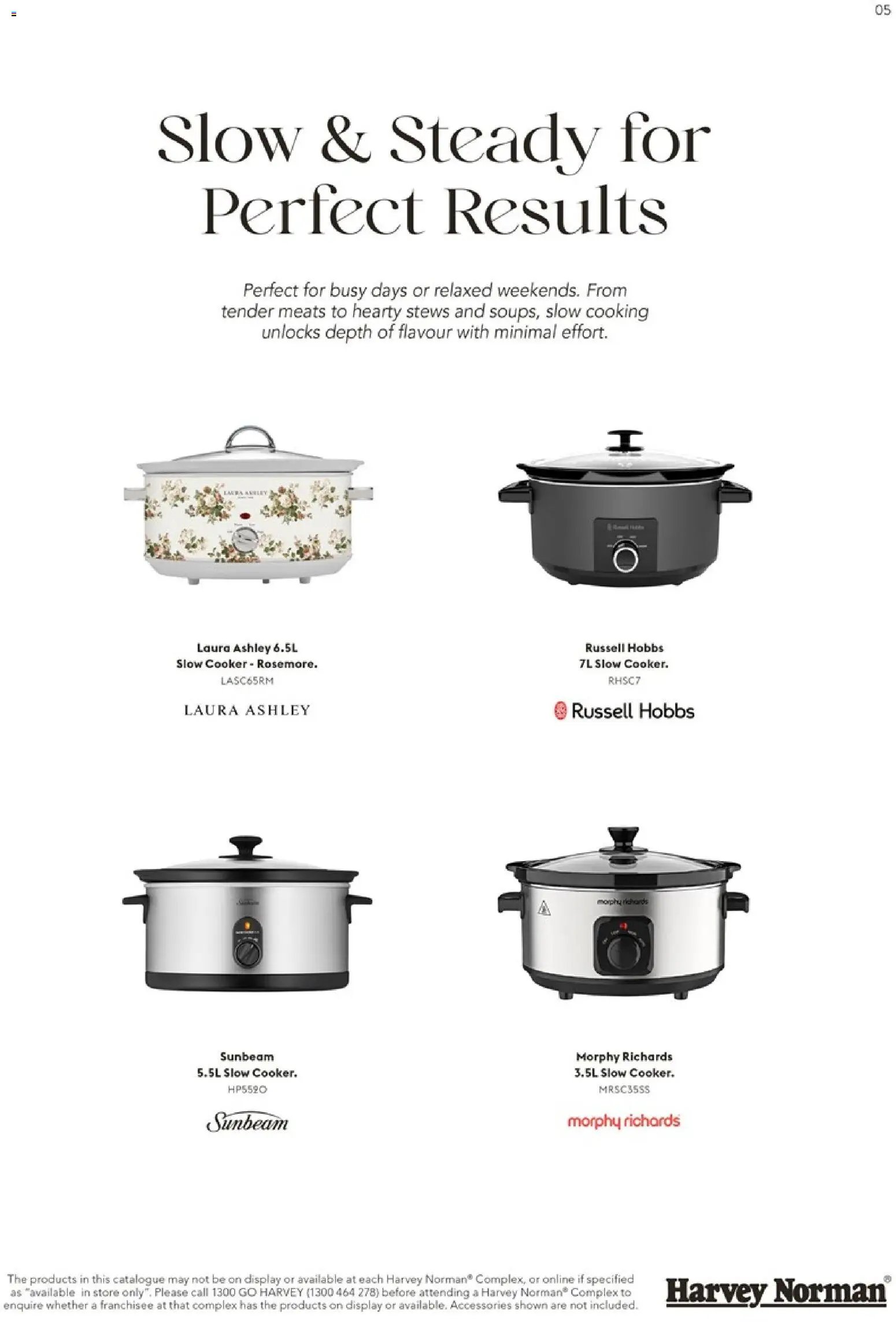 Harvey Norman catalogue from 09/07/2026 Harvey Norman Winter Warmers Food Prep