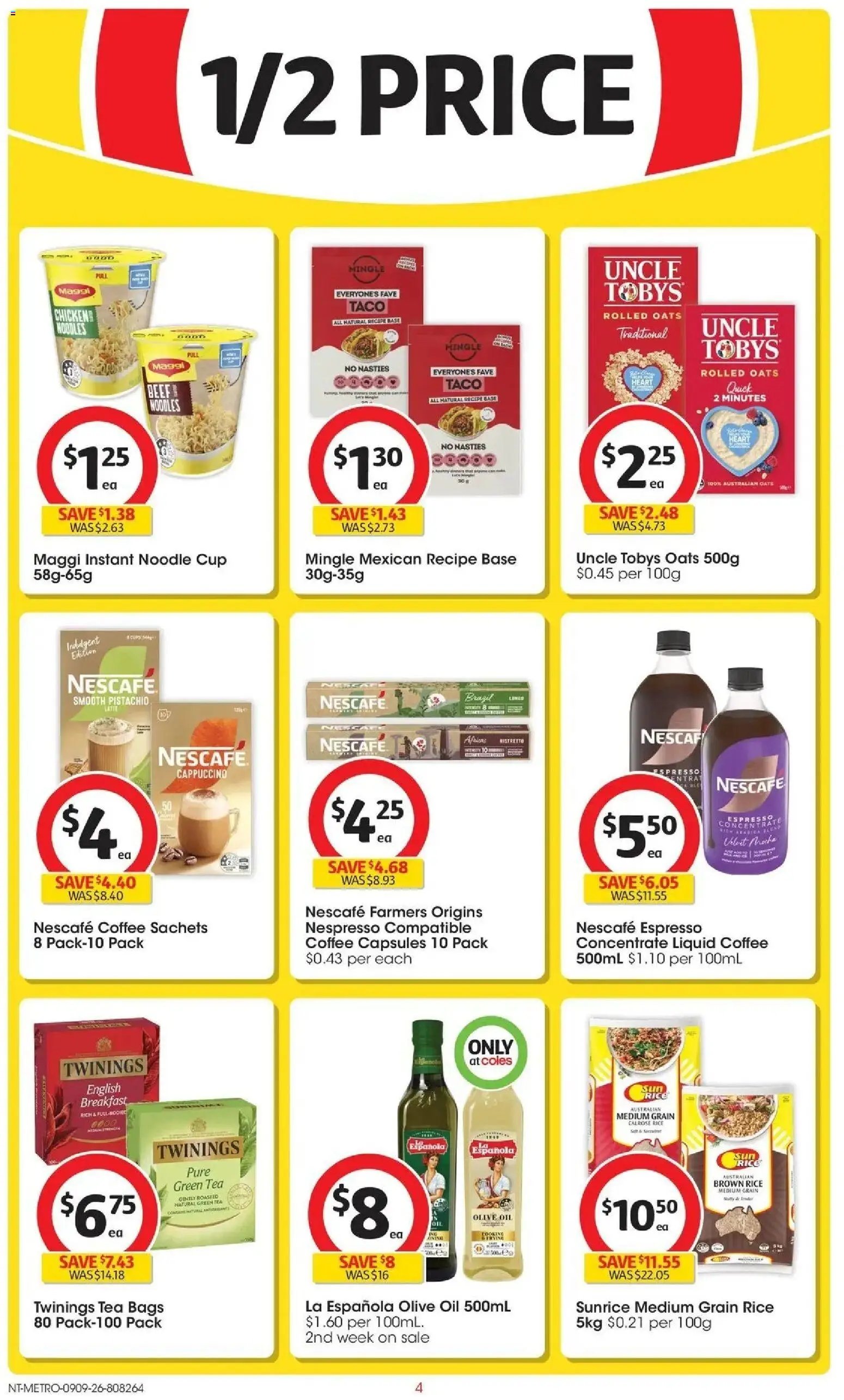 Coles catalogue from 09/09/2026 Coles catalogue NT