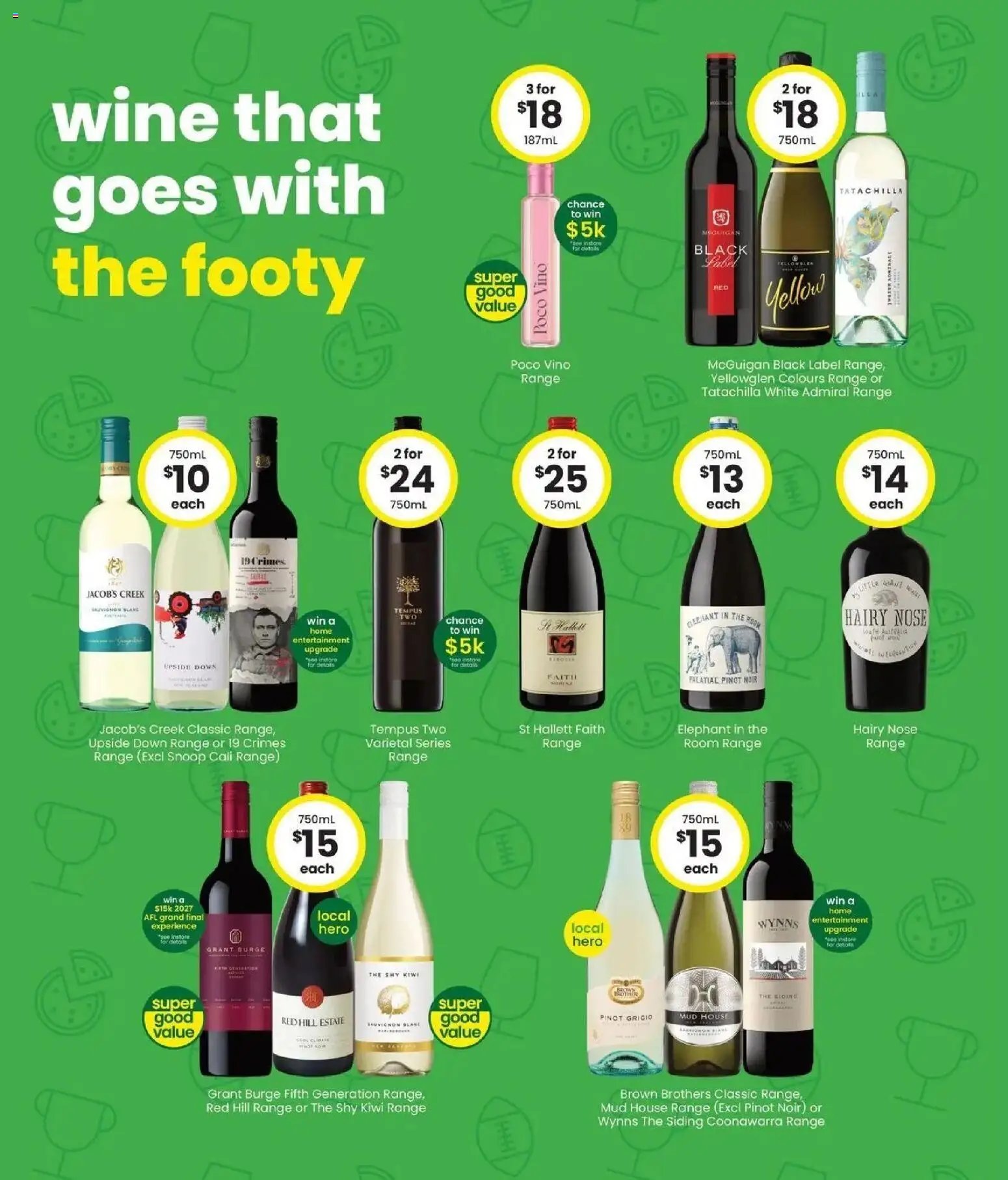 The Bottle-O catalogue from 14/09/2026 Good value booze for good value fans 14/09