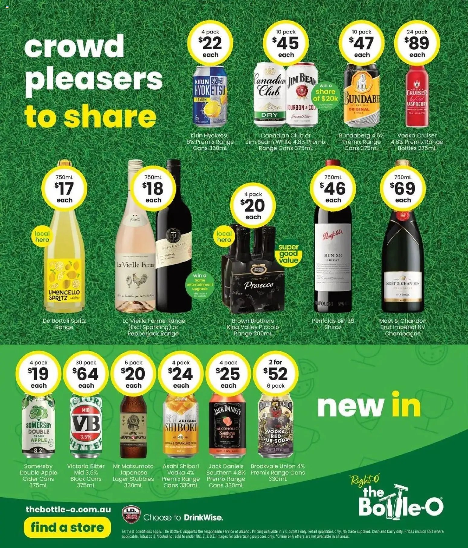 The Bottle-O catalogue from 14/09/2026 Good value booze for good value fans 14/09