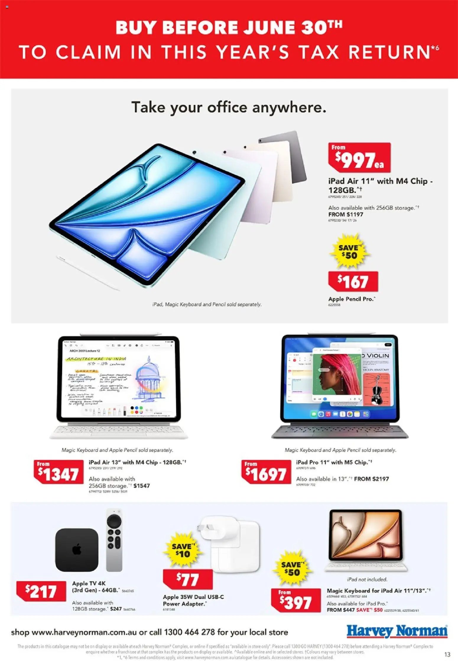 Harvey Norman catalogue from 19/06/2026 Harvey Norman Tax Time Deals