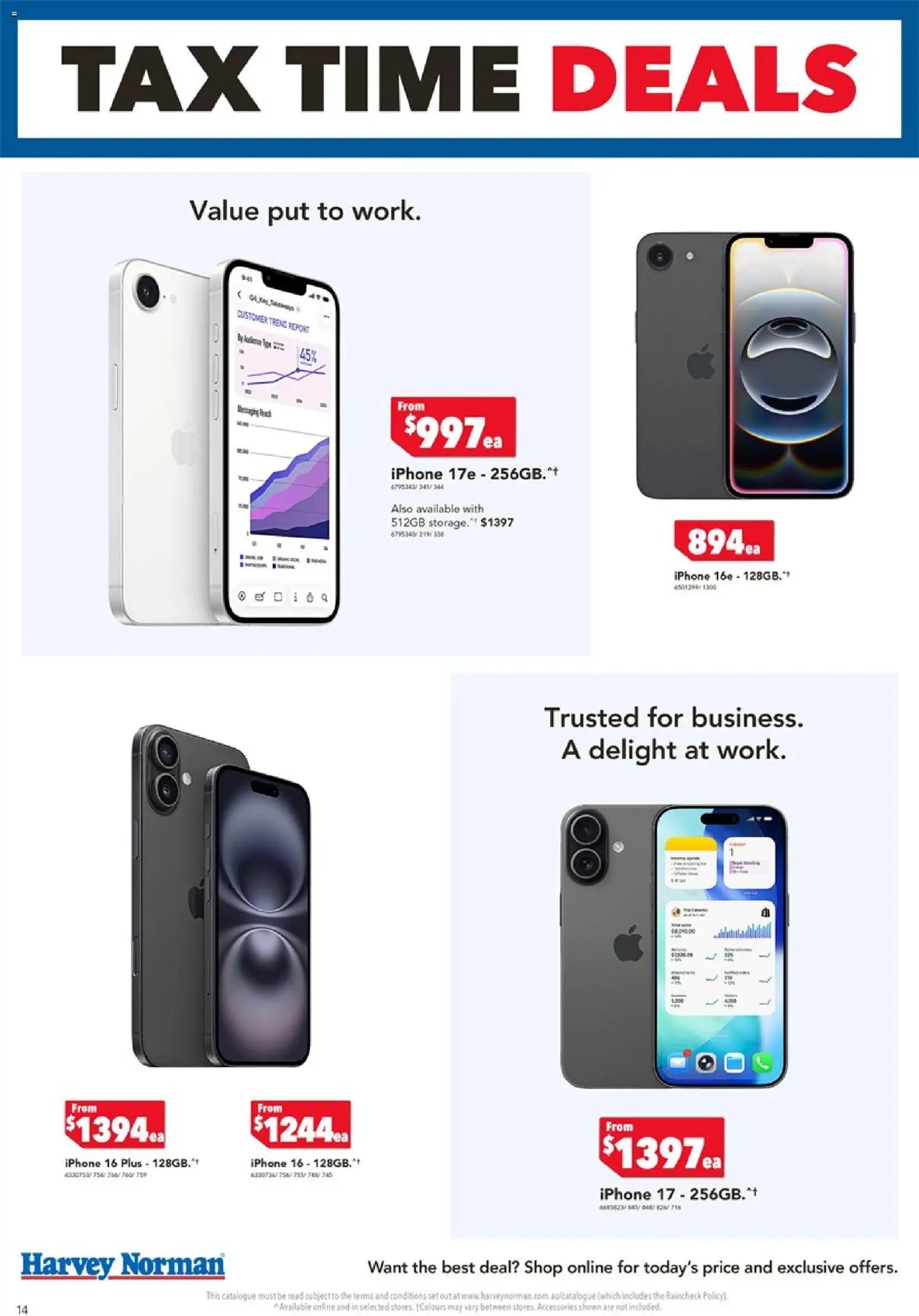 Harvey Norman catalogue from 19/06/2026 Harvey Norman Tax Time Deals