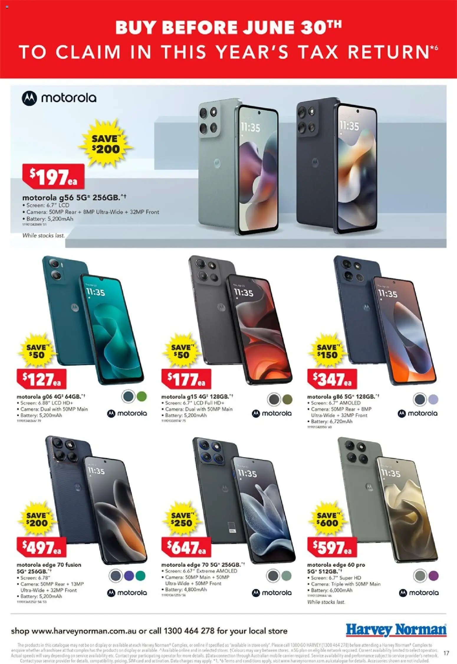 Harvey Norman catalogue from 19/06/2026 Harvey Norman Tax Time Deals