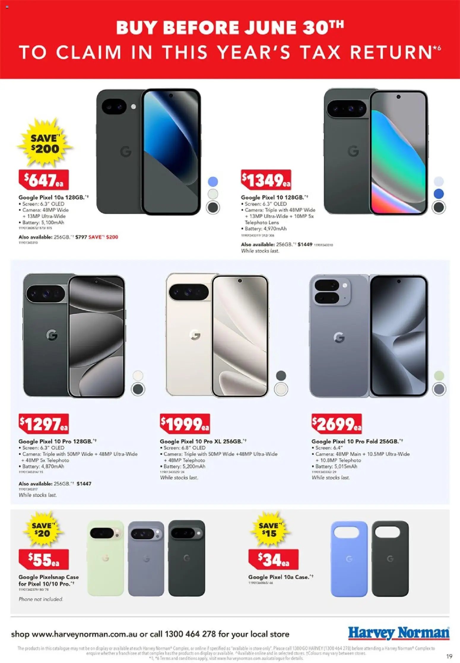Harvey Norman catalogue from 19/06/2026 Harvey Norman Tax Time Deals