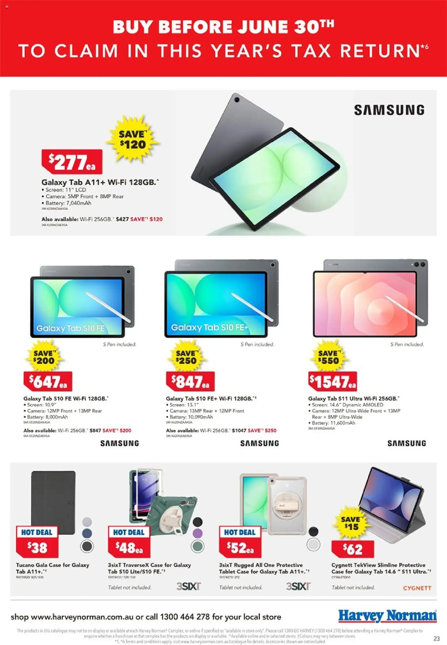Harvey Norman catalogue from 19/06/2026 Harvey Norman Tax Time Deals