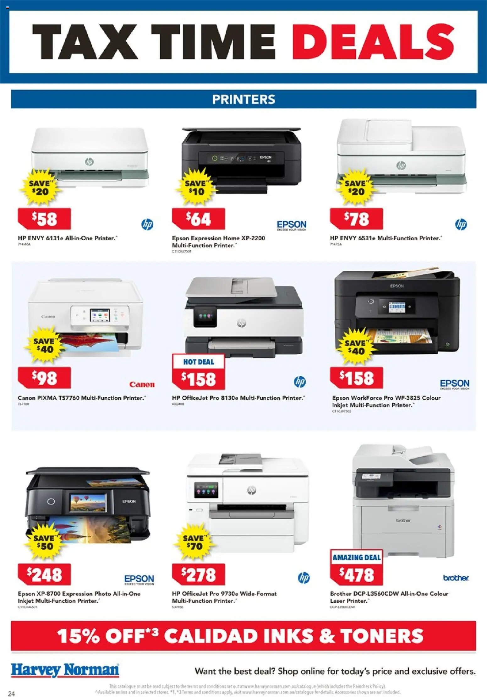 Harvey Norman catalogue from 19/06/2026 Harvey Norman Tax Time Deals