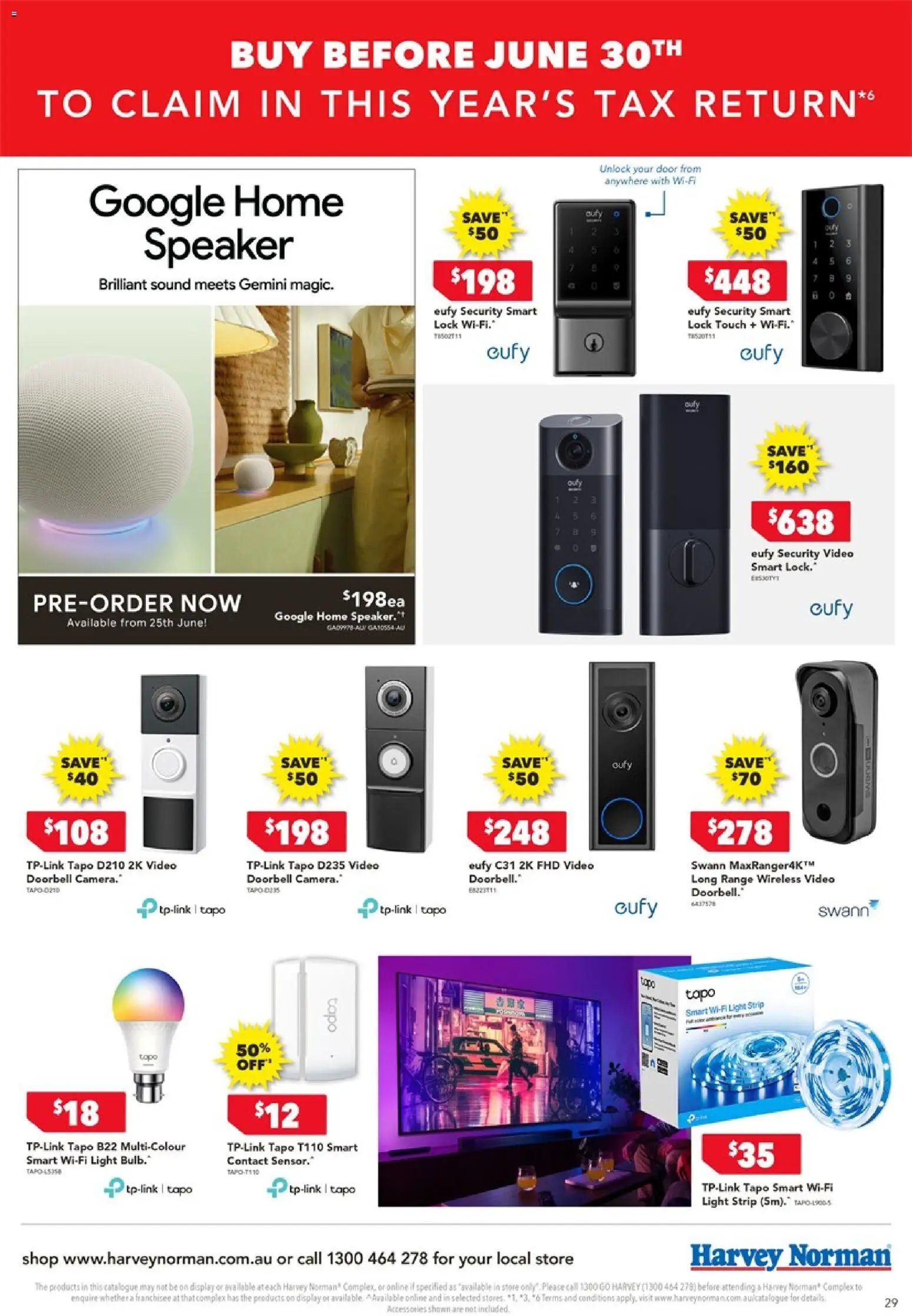 Harvey Norman catalogue from 19/06/2026 Harvey Norman Tax Time Deals