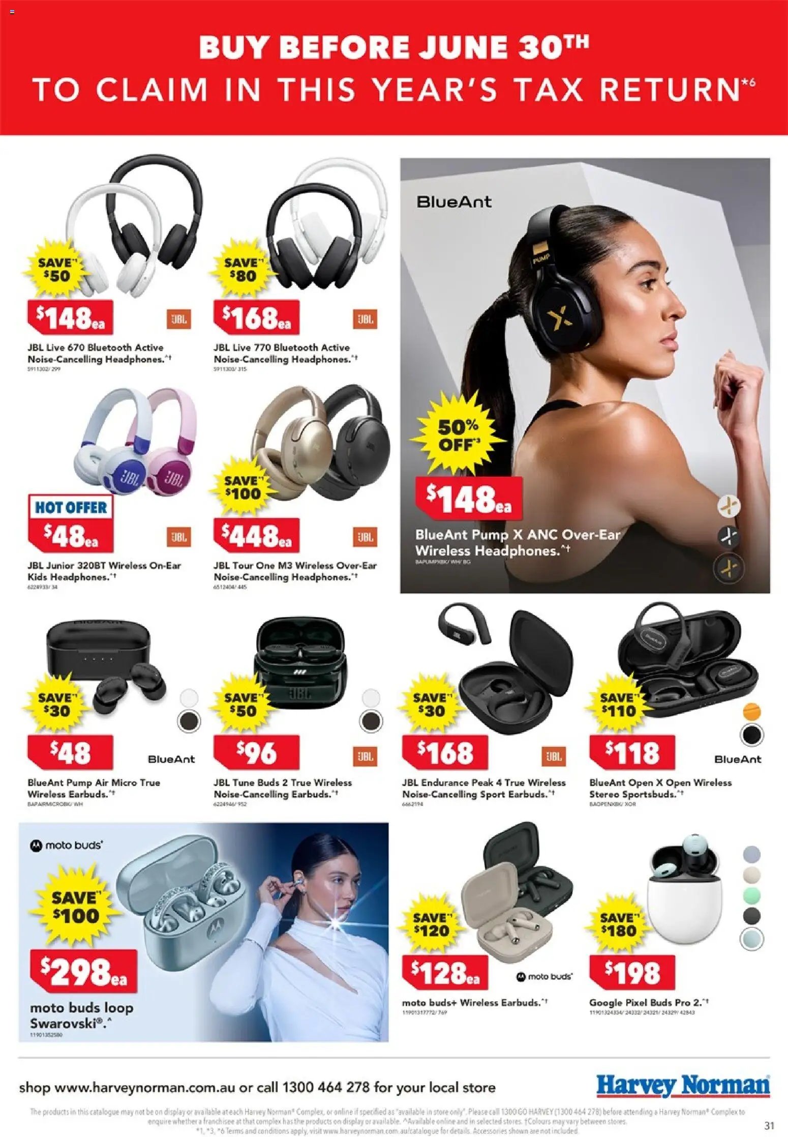 Harvey Norman catalogue from 19/06/2026 Harvey Norman Tax Time Deals