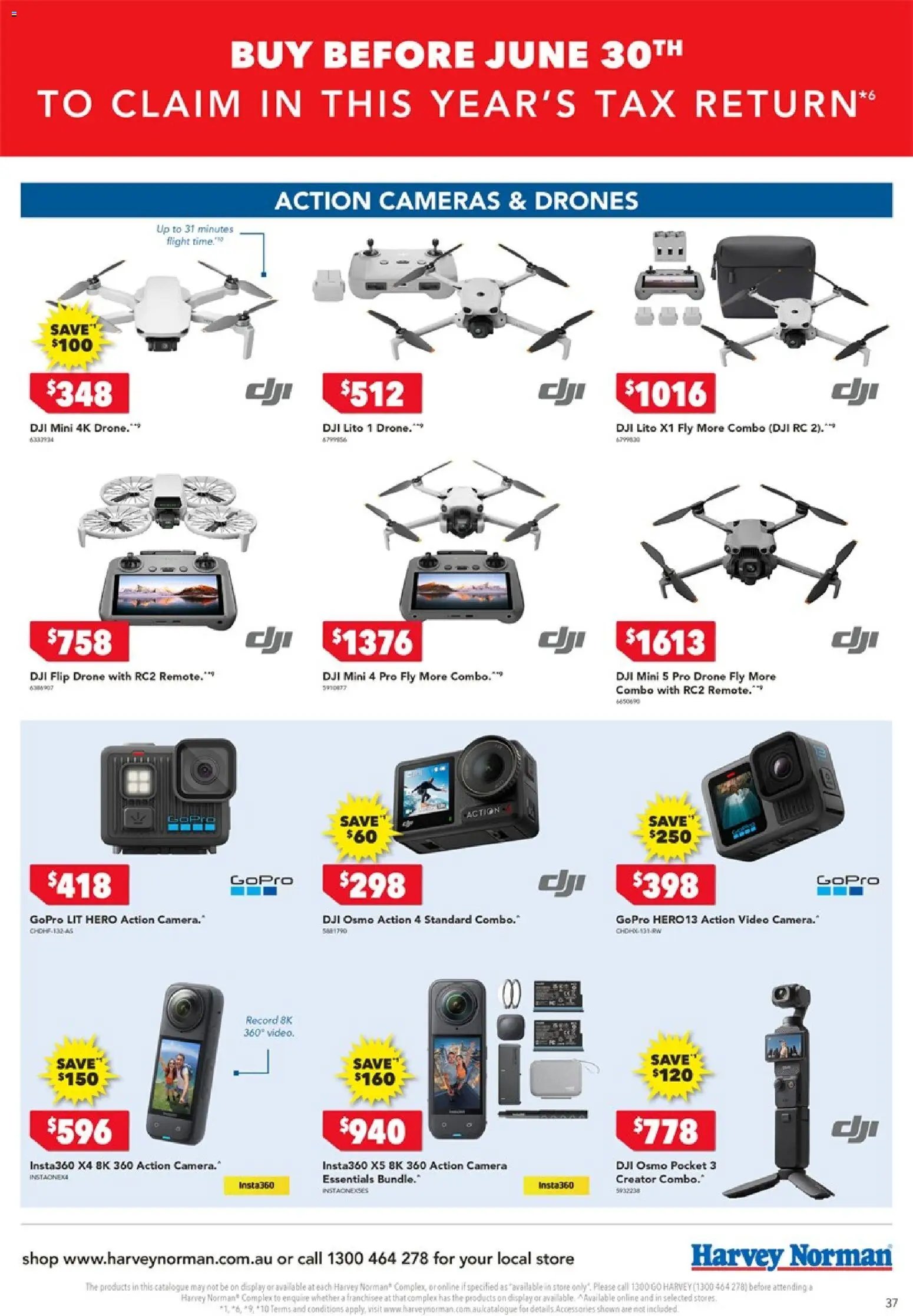 Harvey Norman catalogue from 19/06/2026 Harvey Norman Tax Time Deals