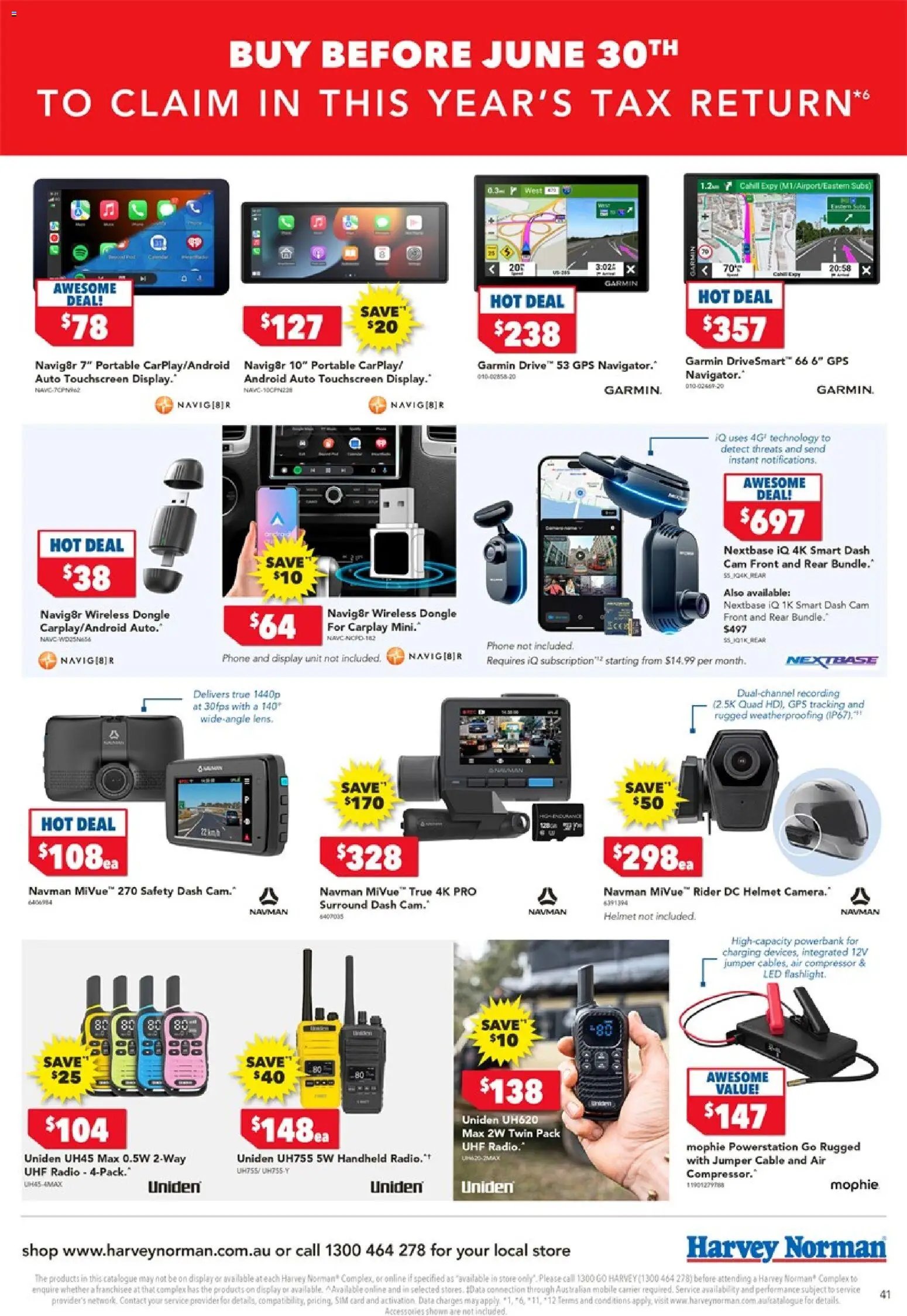 Harvey Norman catalogue from 19/06/2026 Harvey Norman Tax Time Deals