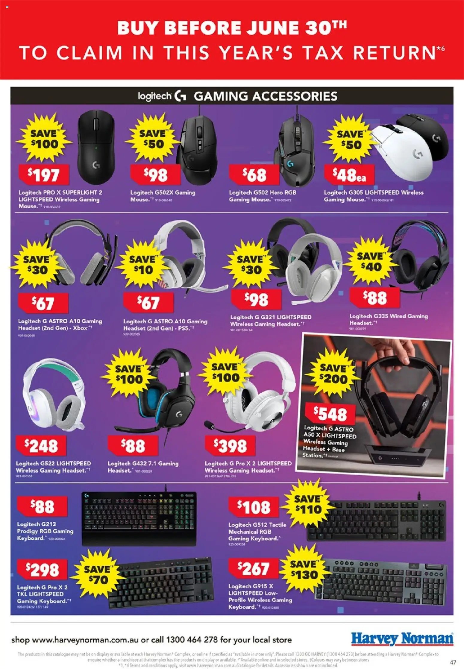 Harvey Norman catalogue from 19/06/2026 Harvey Norman Tax Time Deals