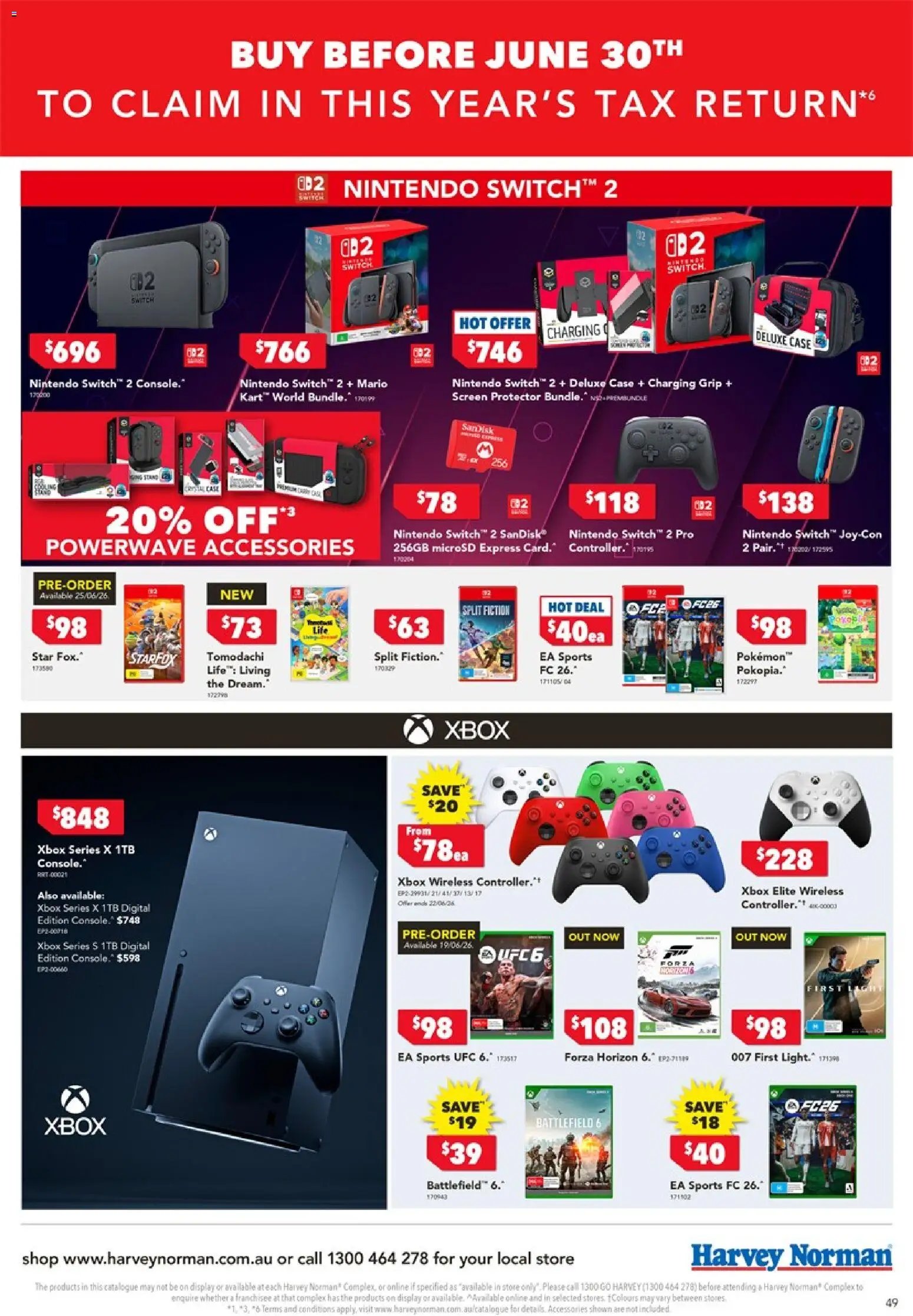 Harvey Norman catalogue from 19/06/2026 Harvey Norman Tax Time Deals
