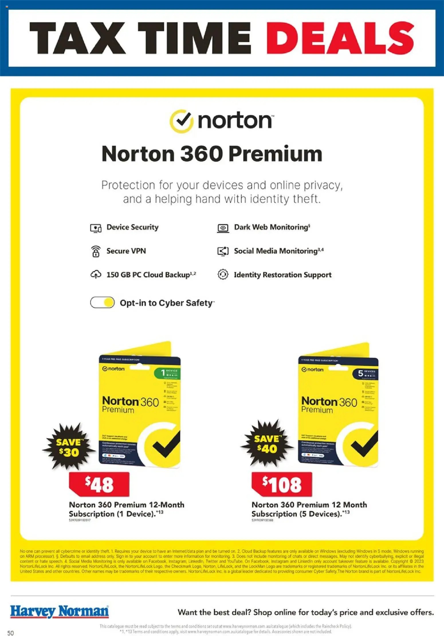 Harvey Norman catalogue from 19/06/2026 Harvey Norman Tax Time Deals