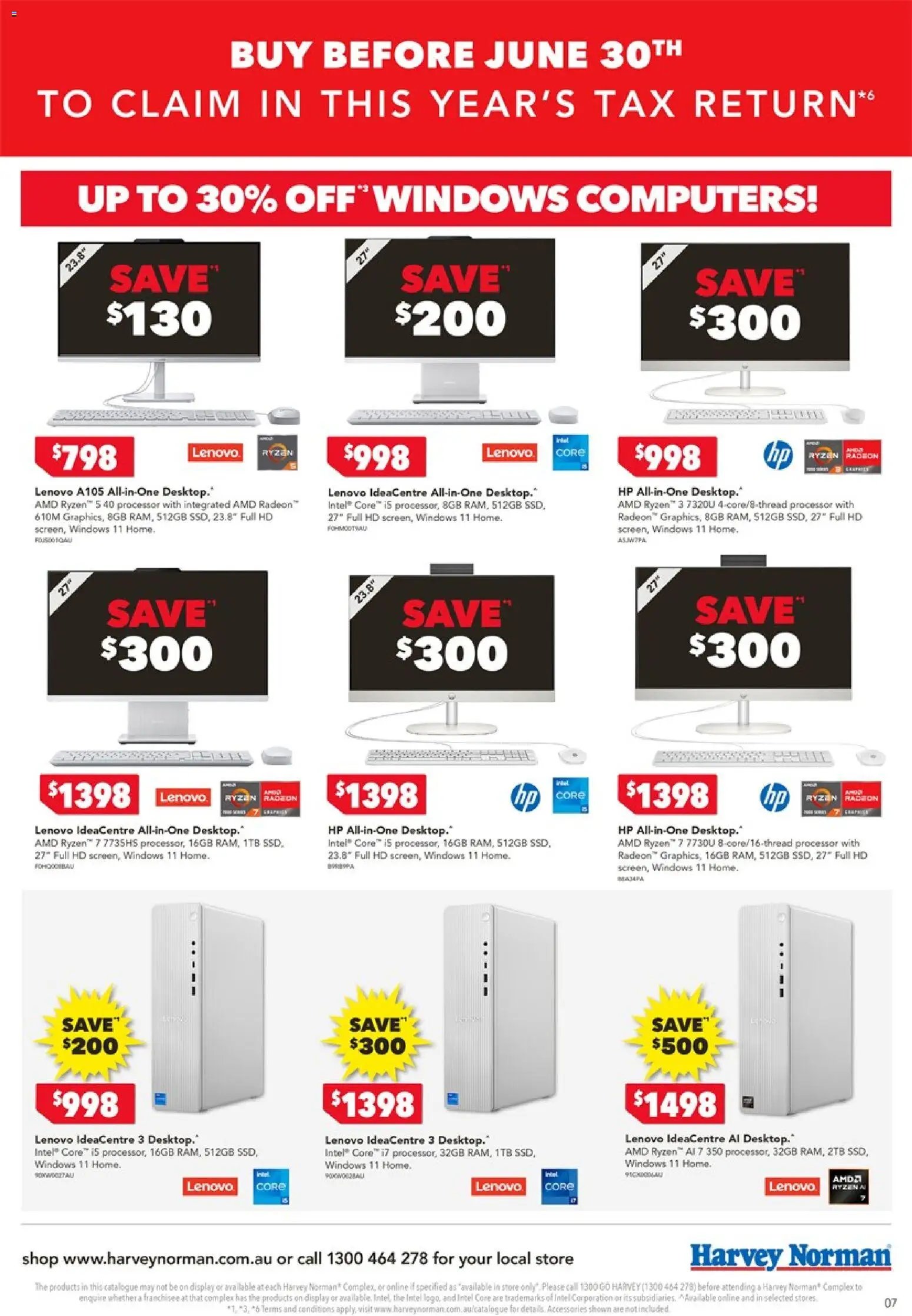 Harvey Norman catalogue from 19/06/2026 Harvey Norman Tax Time Deals