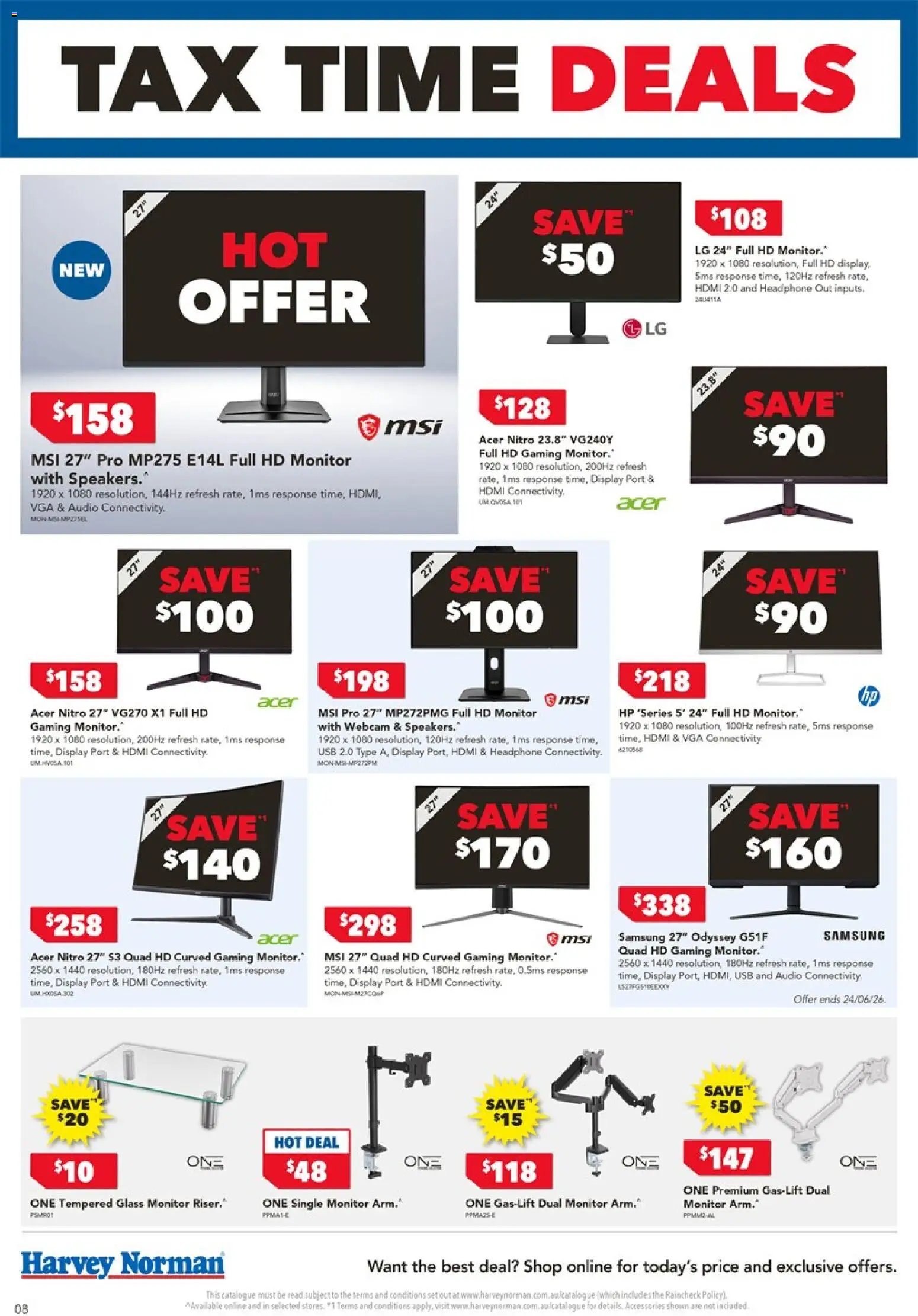 Harvey Norman catalogue from 19/06/2026 Harvey Norman Tax Time Deals