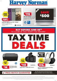 Harvey Norman catalogue from 19/06/2026 Harvey Norman Tax Time Deals