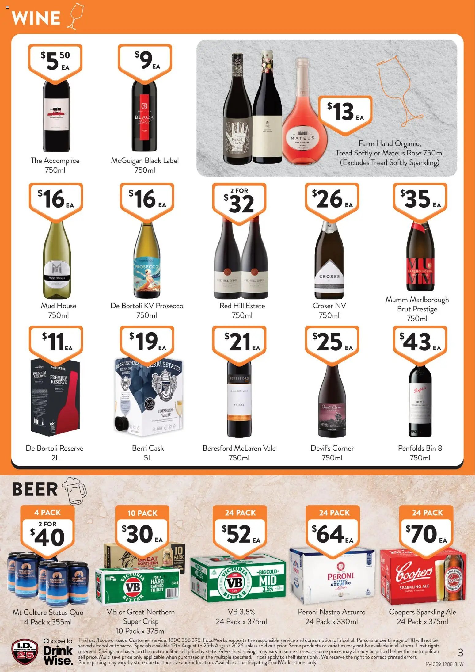 Foodworks catalogue from 12/08/2026 Foodworks Liquor