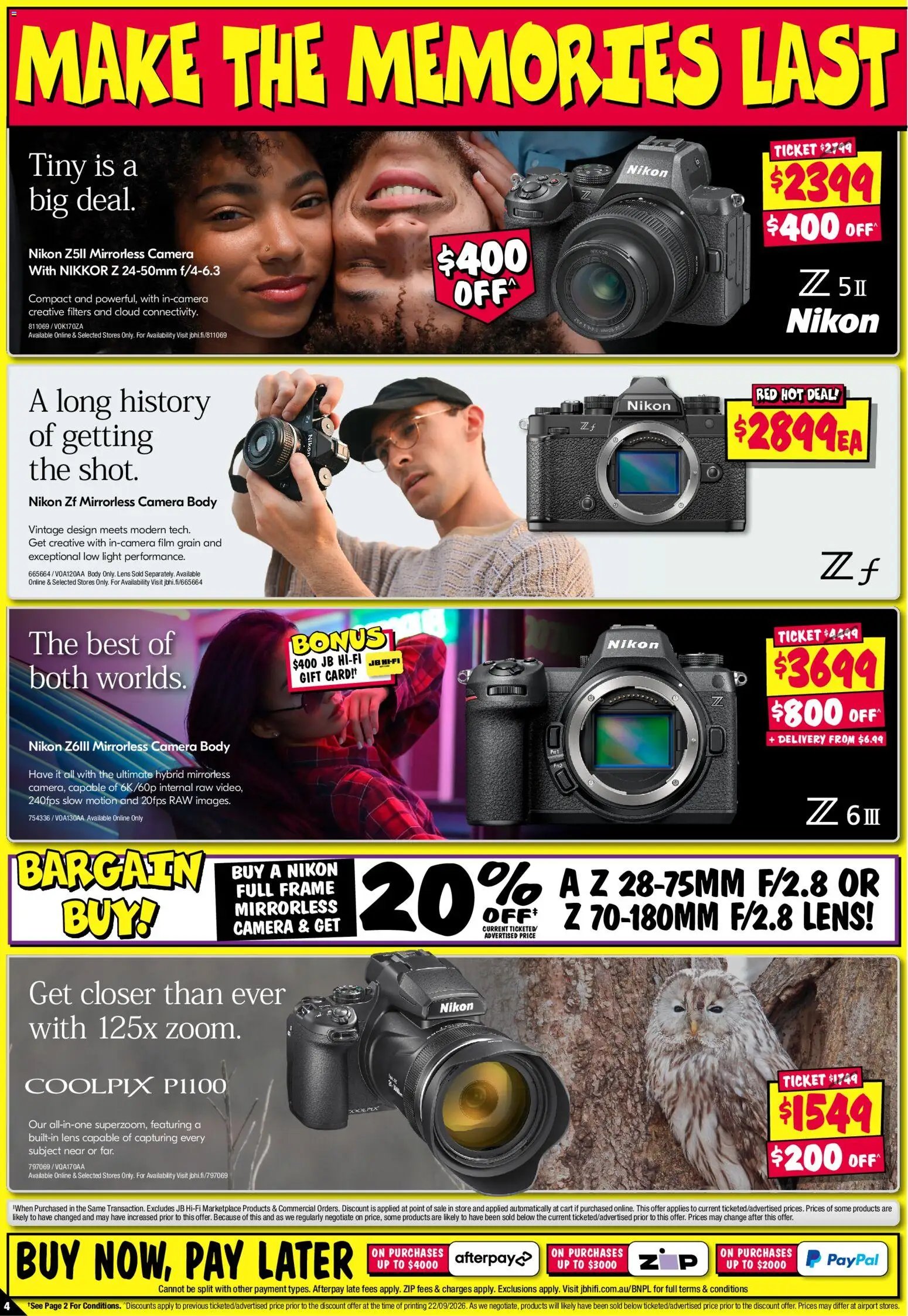 JB Hi-Fi catalogue from 01/10/2026 JB Hi-Fi catalogue Camera Bonanza