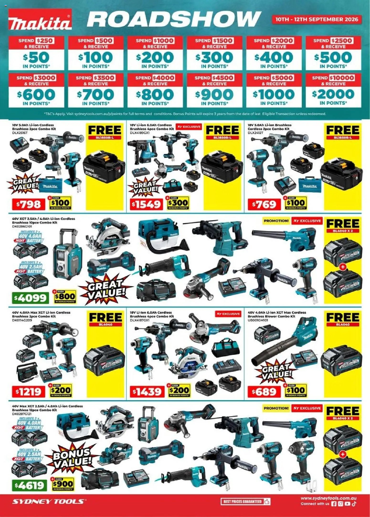 Sydney Tools catalogue from 10/09/2026 Sydney Tools catalogue