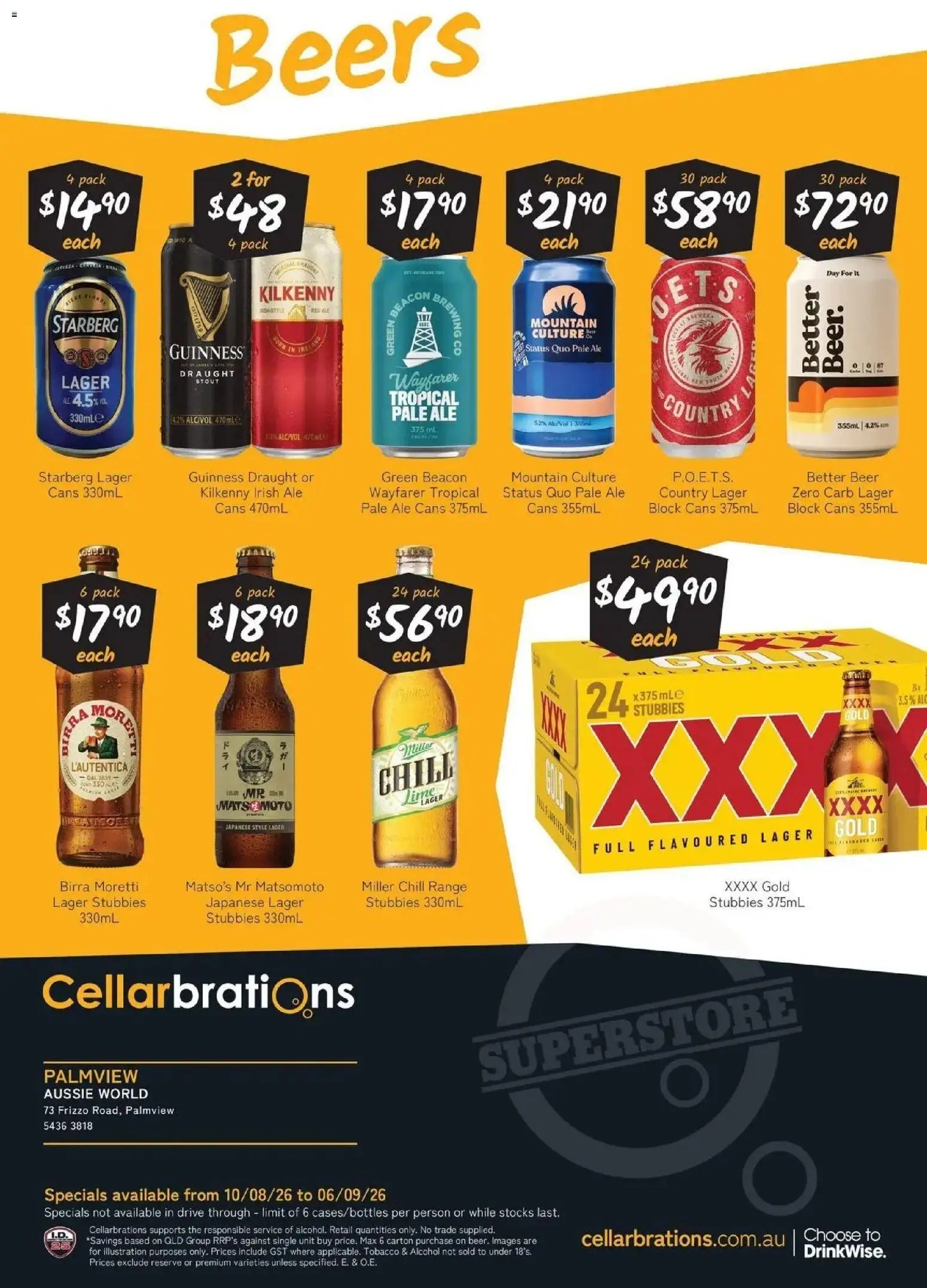 Cellarbrations catalogue from 10/08/2026 Good Shout! QLD SS 10/08