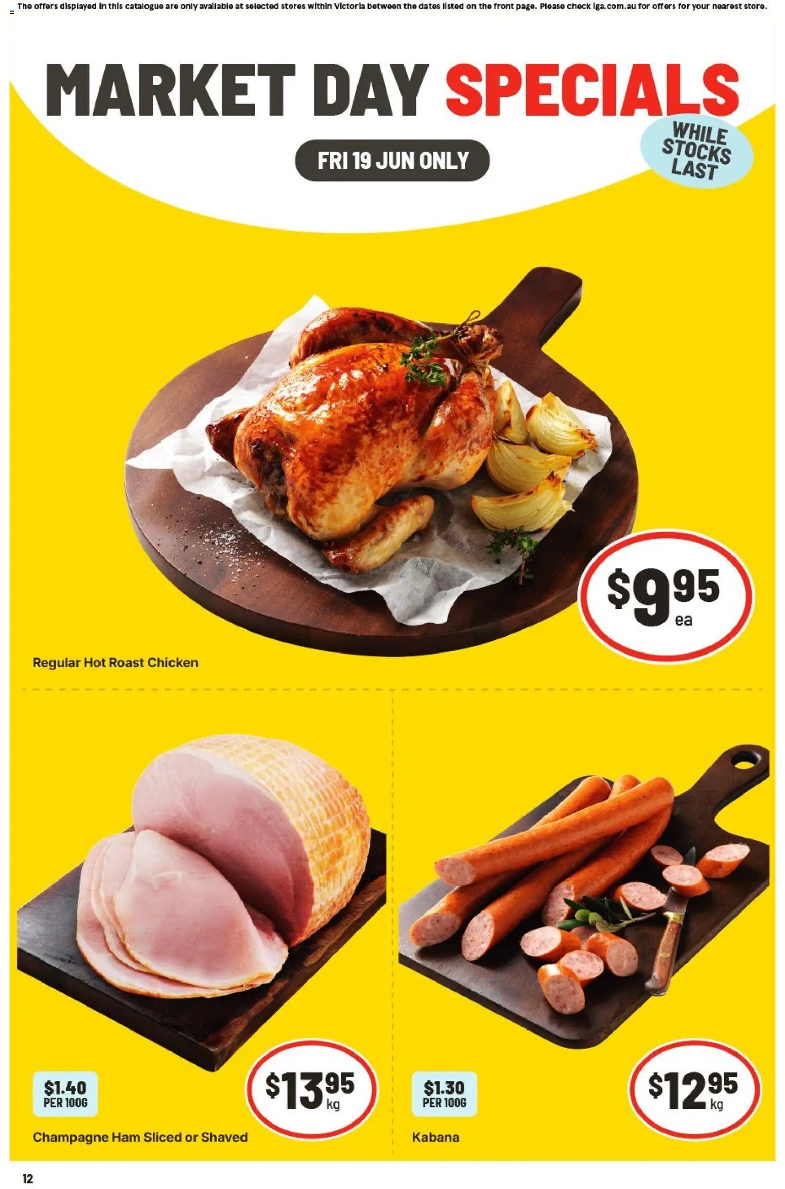 IGA catalogue from 19/06/2026 IGA Market day specials VIC