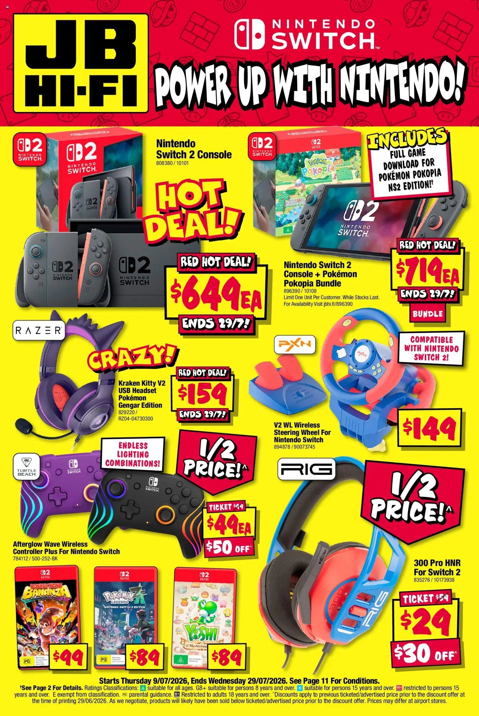 JB Hi-Fi catalogue from 09/07/2026 JB Hi-Fi Power up with Nintendo