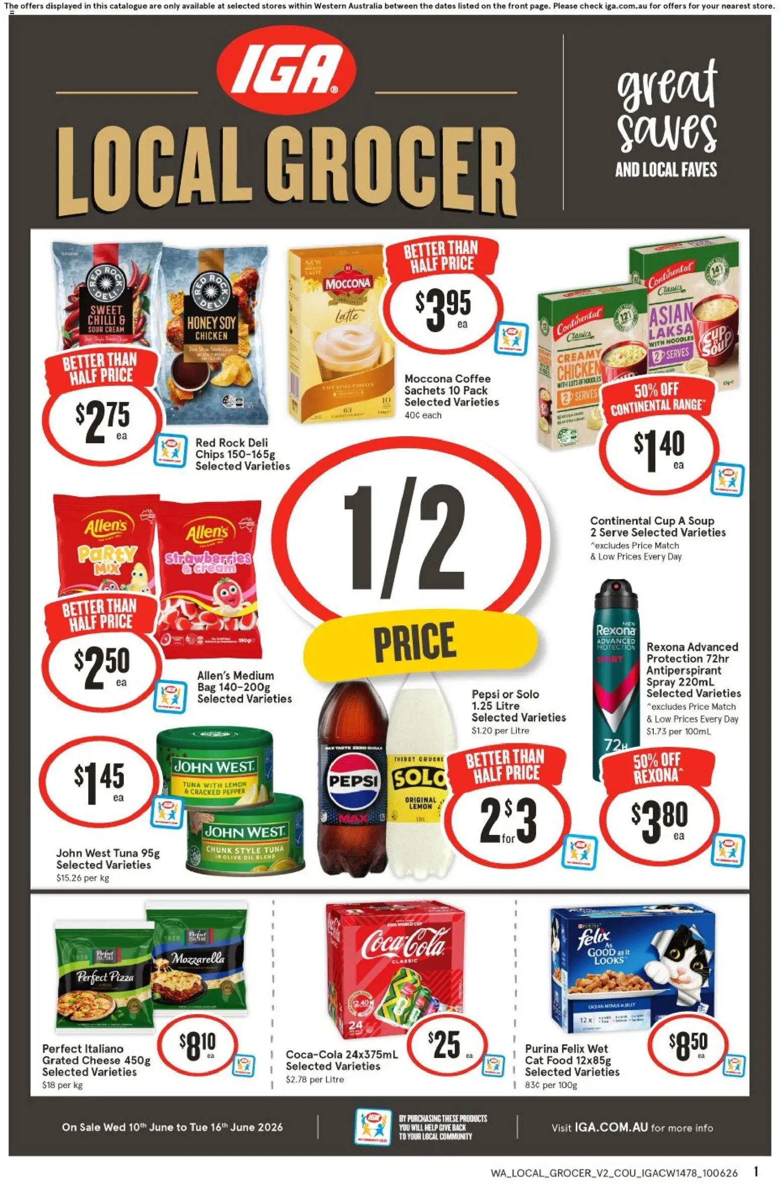 IGA catalogue from 10/06/2026 IGA Local Grocer NT/WA