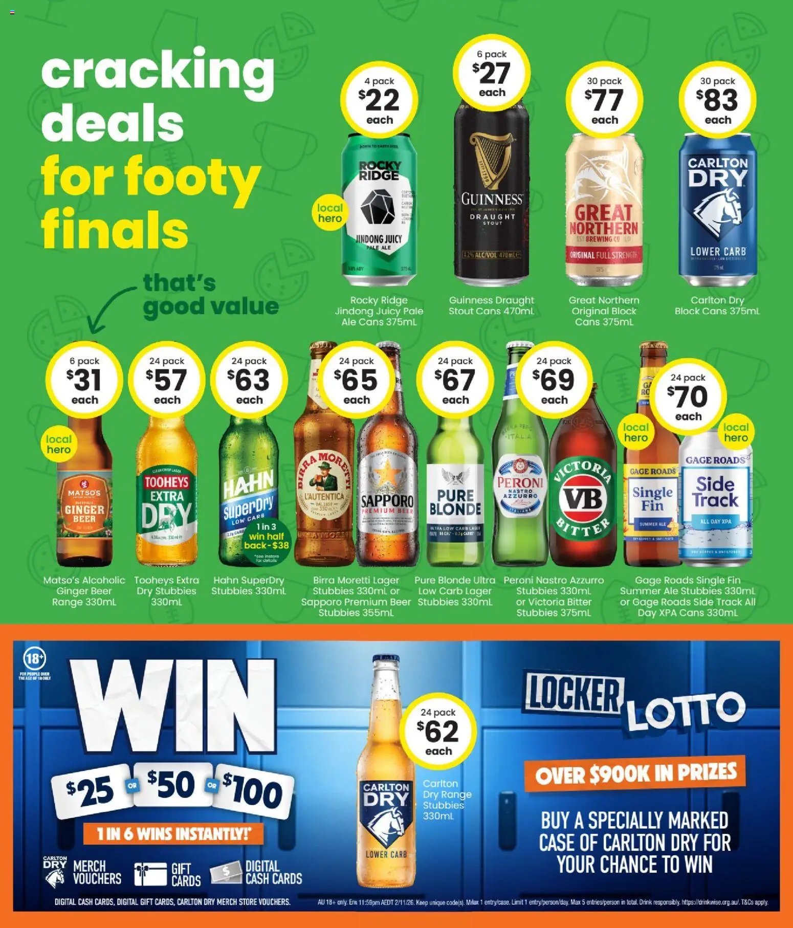 The Bottle-O catalogue from 14/09/2026 The Bottle-O catalogue BREMER BAY