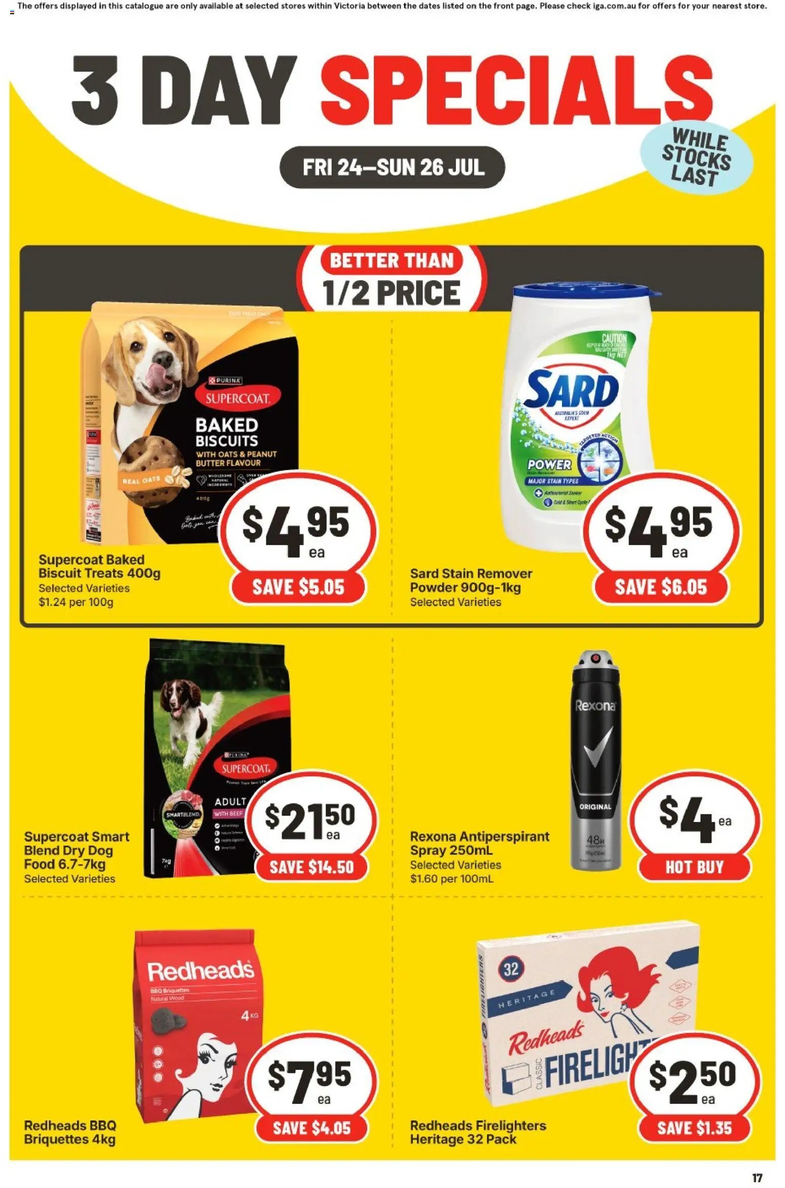 IGA catalogue from 24/07/2026 IGA 3 Day Specials VIC