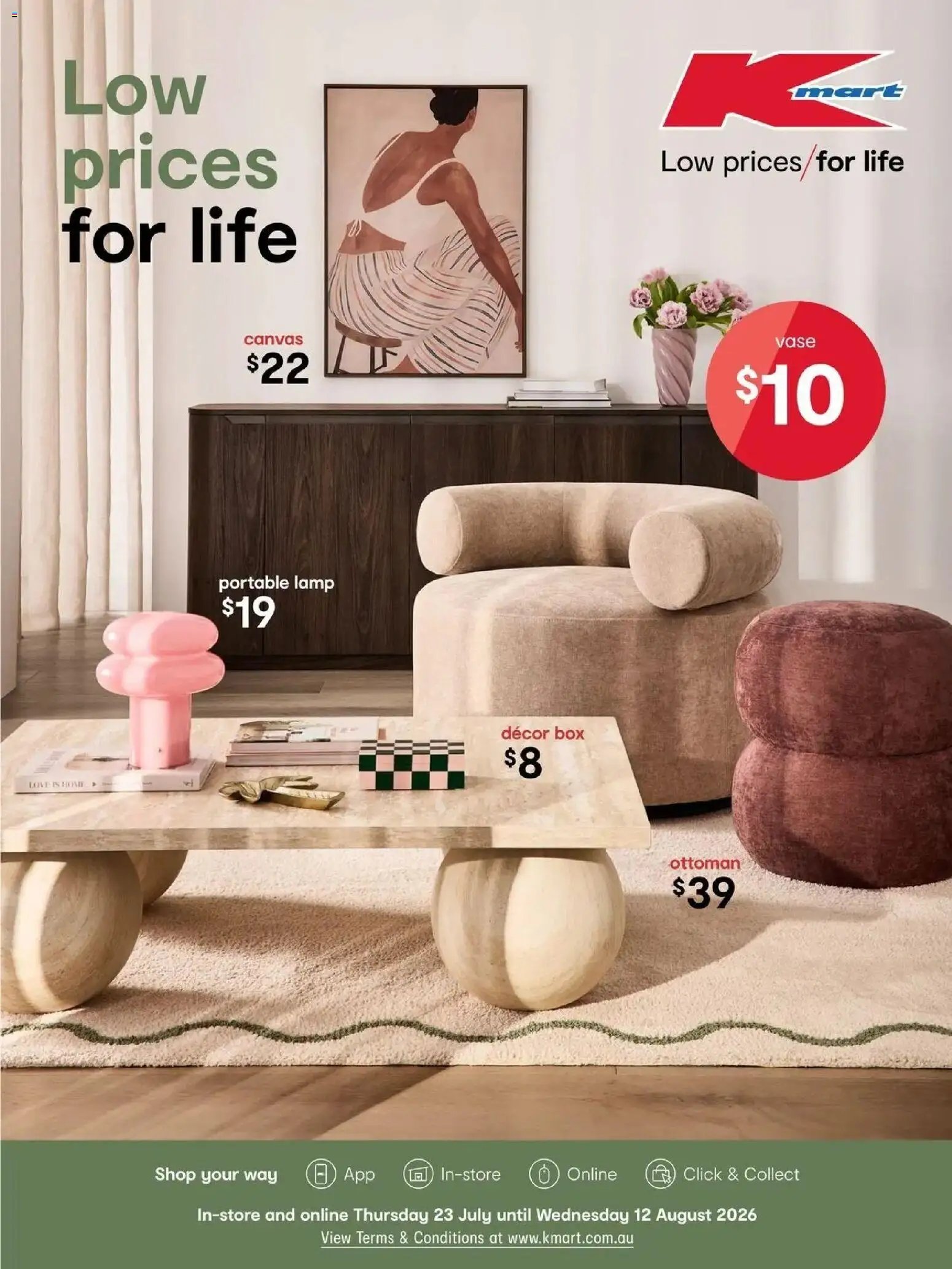 Kmart catalogue from 23/07/2026 Kmart August Living