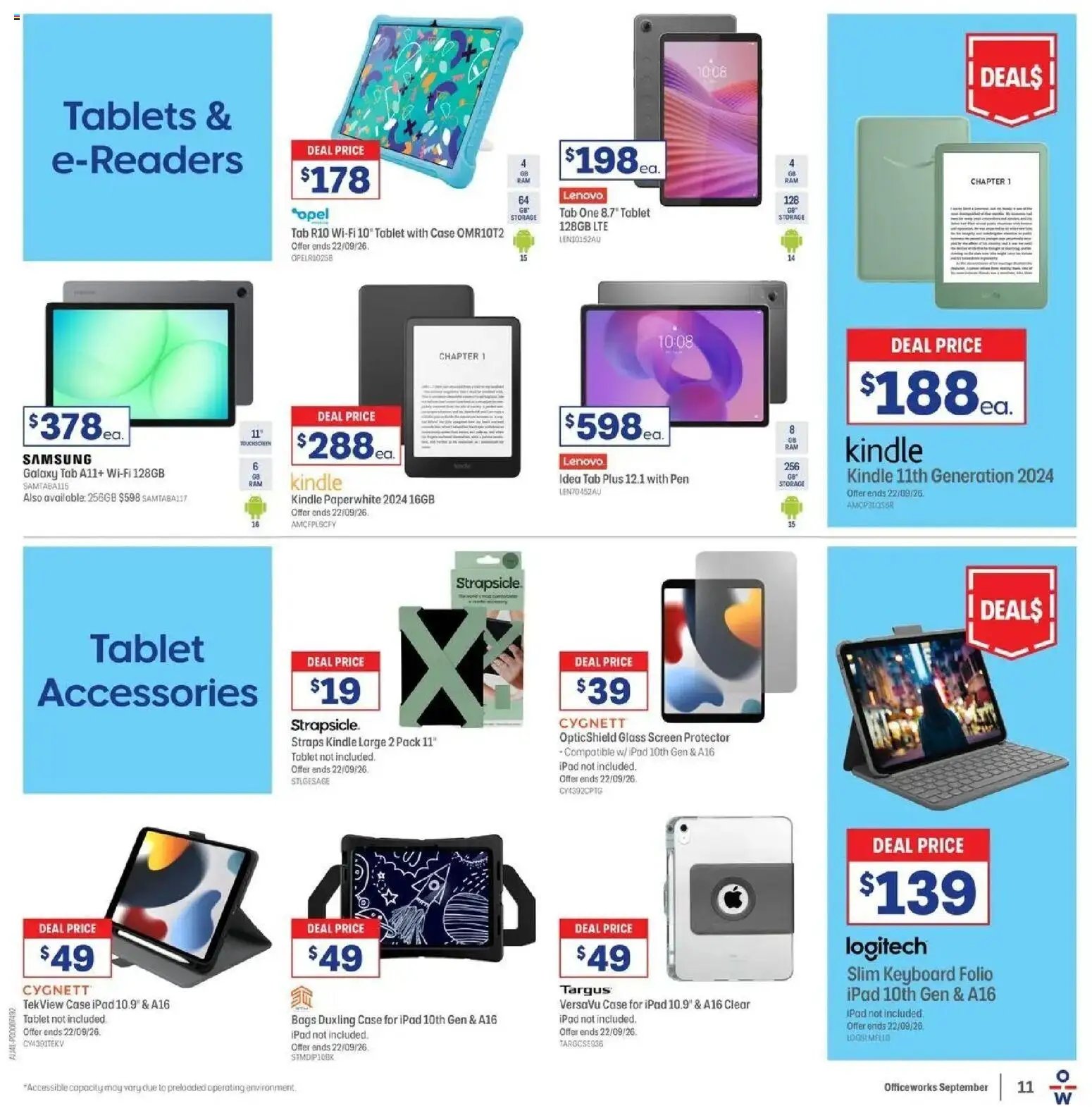 Officeworks catalogue from 08/09/2026 Officeworks Deals