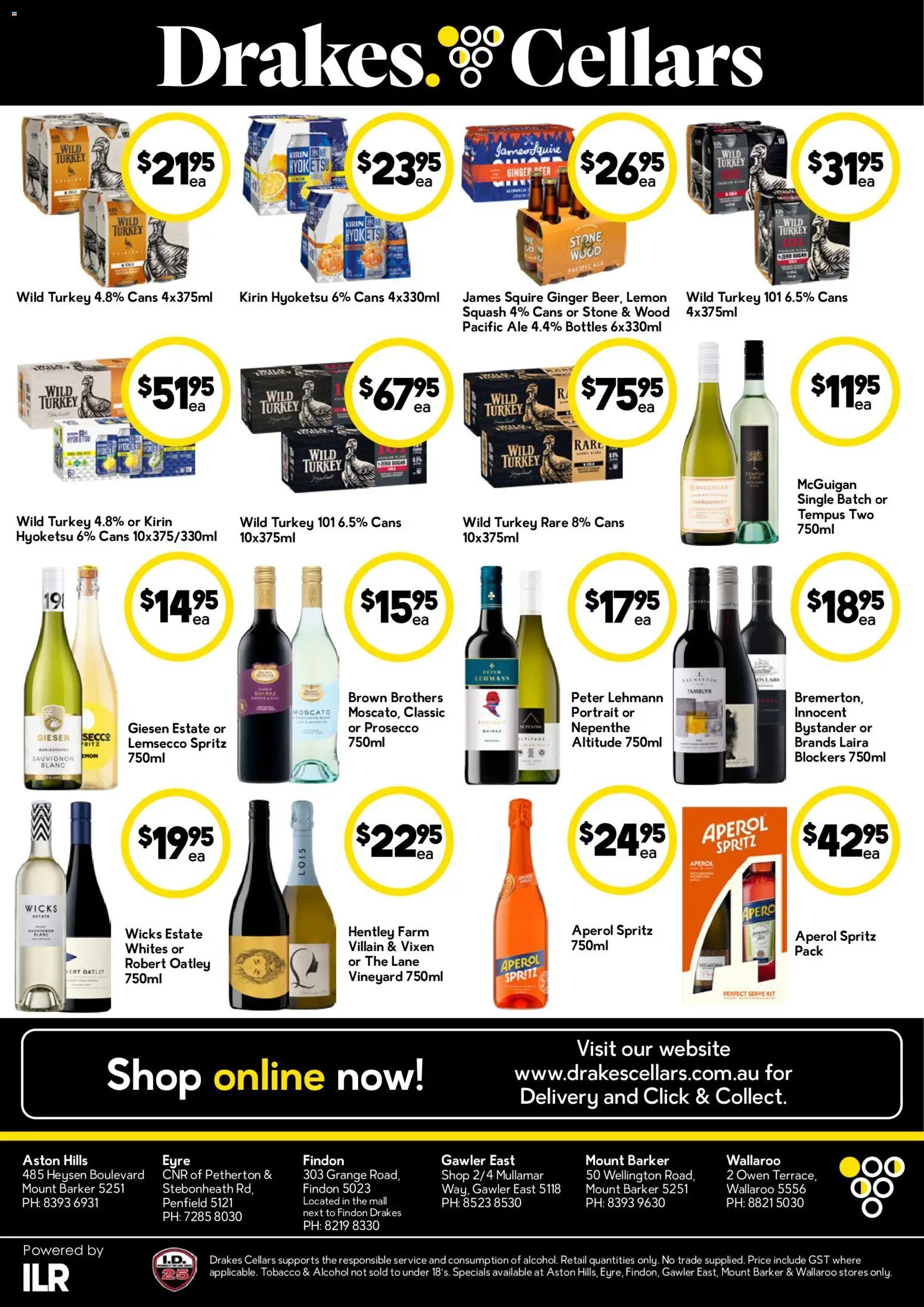 Drakes catalogue Cellars valid from 21/10/2026 - Latest Specials & Offers
