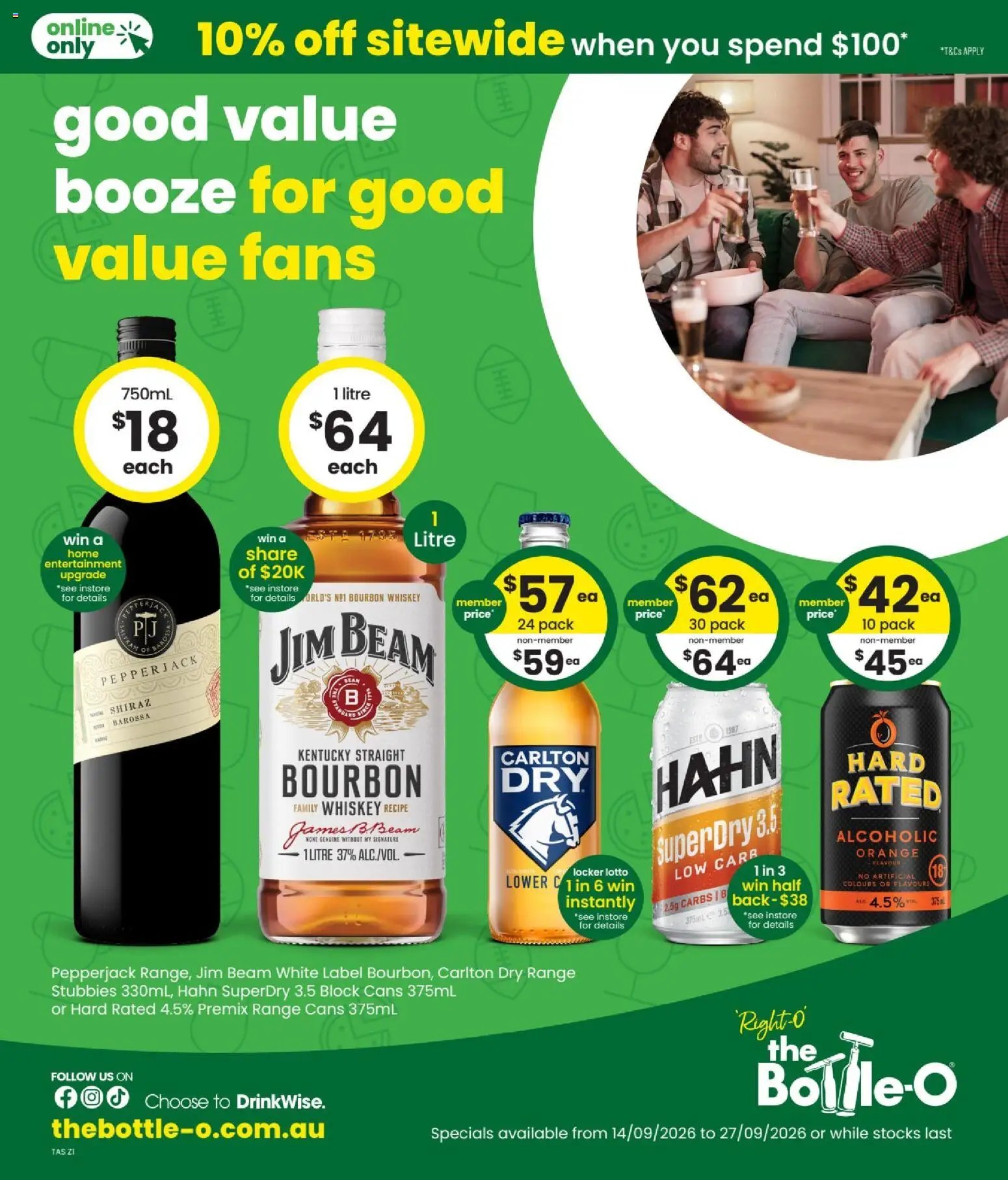 The Bottle-O catalogue from 14/09/2026 The Bottle-O catalogue ALONNAH