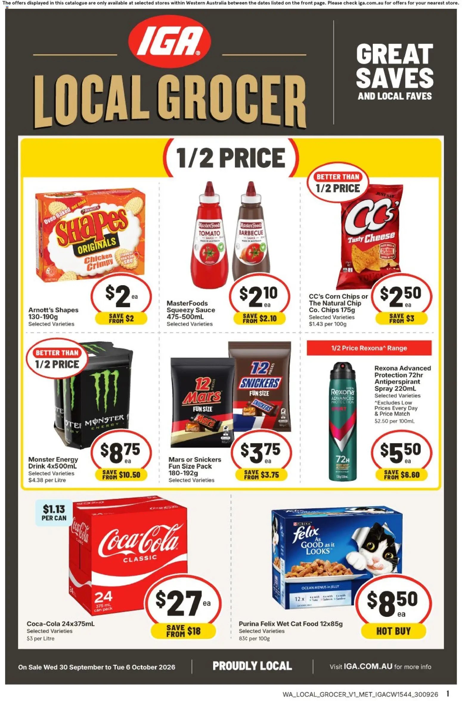 IGA catalogue from 30/09/2026 IGA catalogue Local Grocer Bullcreek