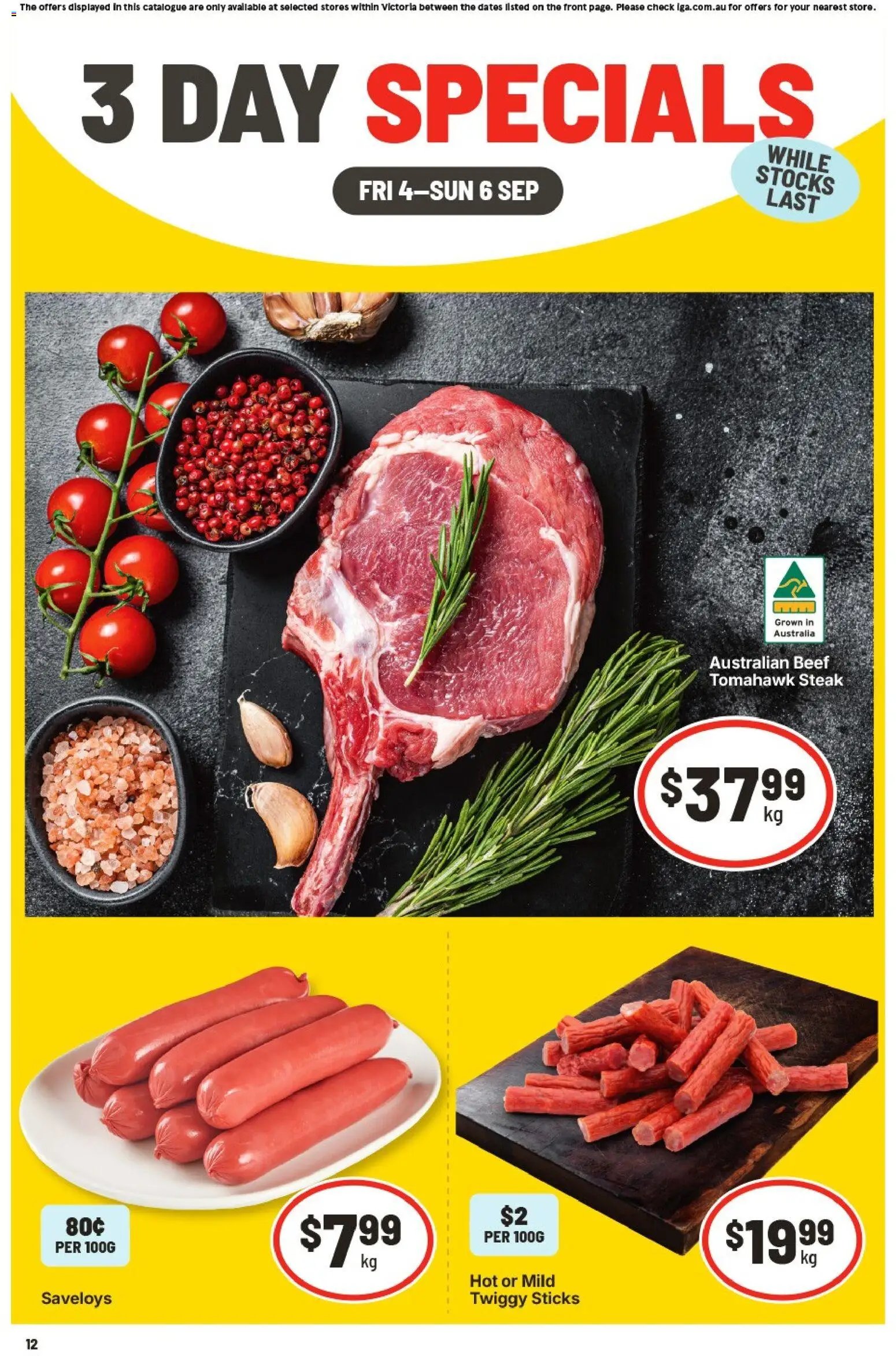 IGA catalogue from 04/09/2026 IGA 3 Day Specials Hawthorn