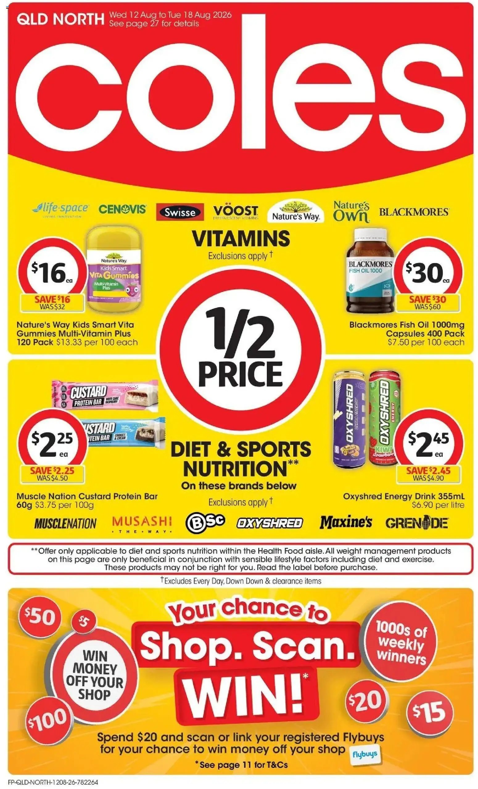 Coles catalogue from 12/08/2026 Coles catalogue QLD North