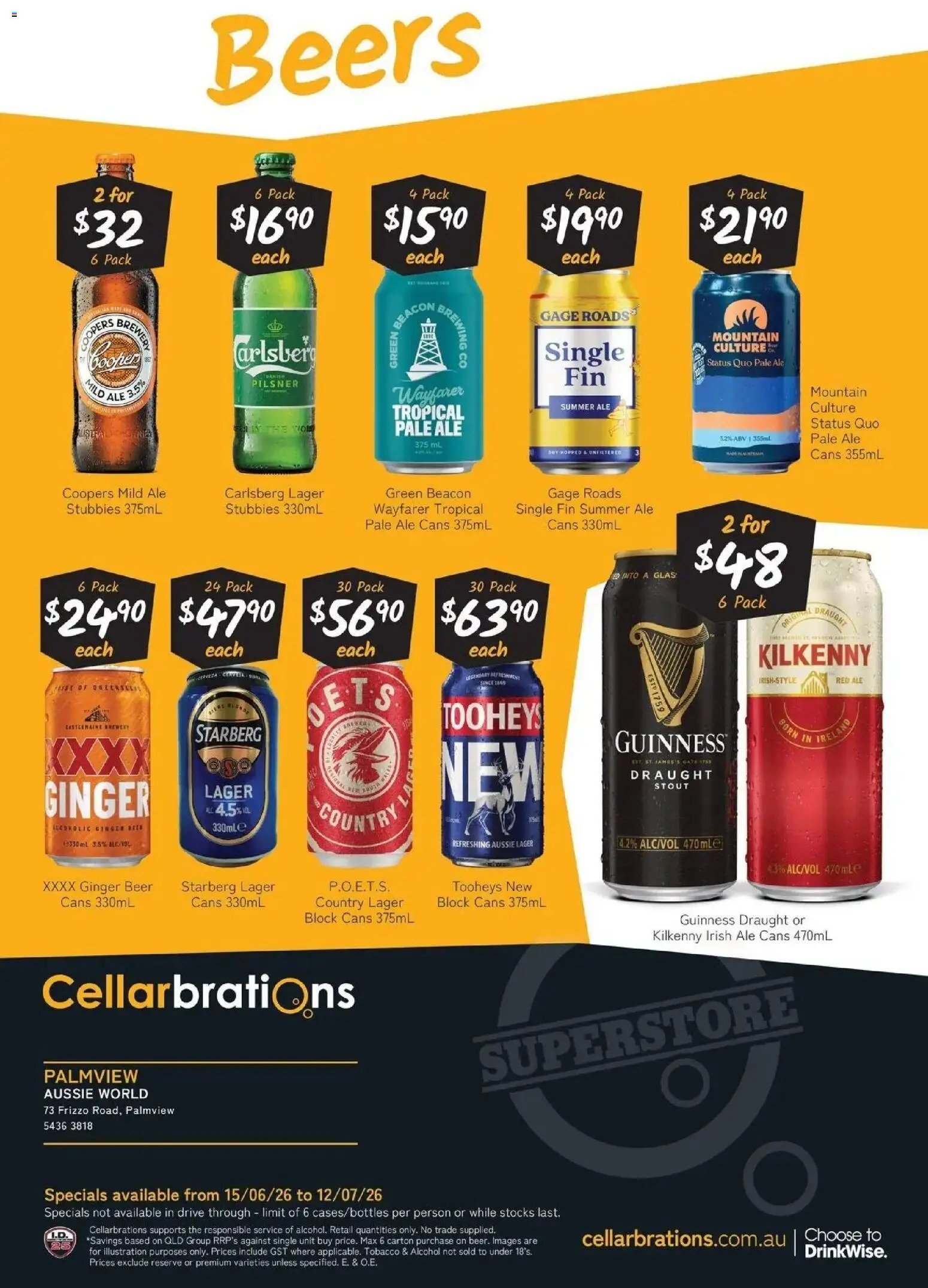 Cellarbrations catalogue from 14/06/2026 Good Shout! QLD SS 15/06