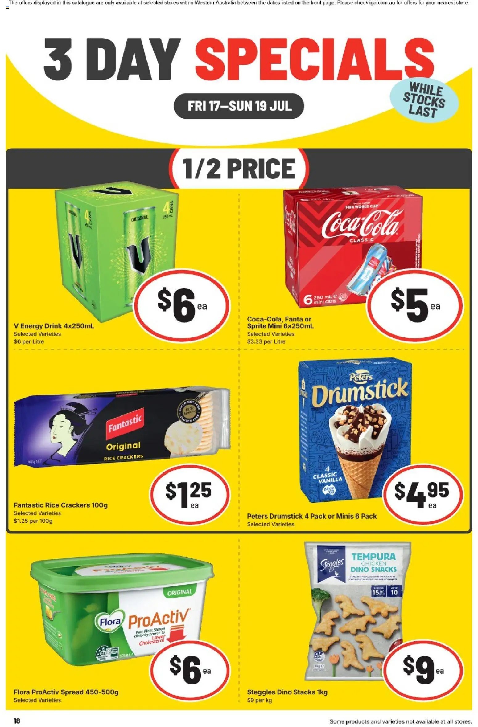 IGA catalogue from 17/07/2026 IGA 3 Day Specials WA Medium Metro