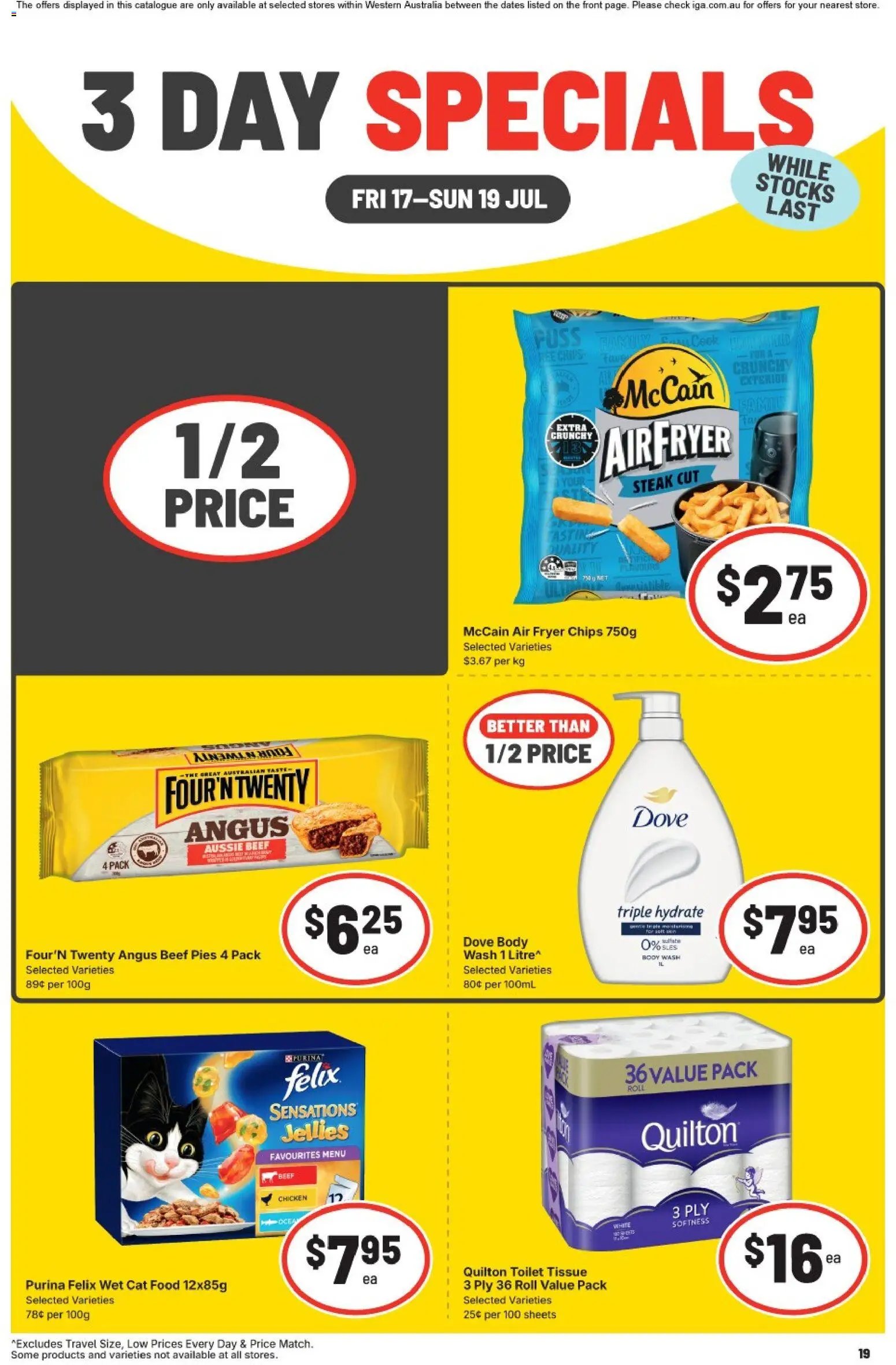 IGA catalogue from 17/07/2026 IGA 3 Day Specials WA Medium Metro