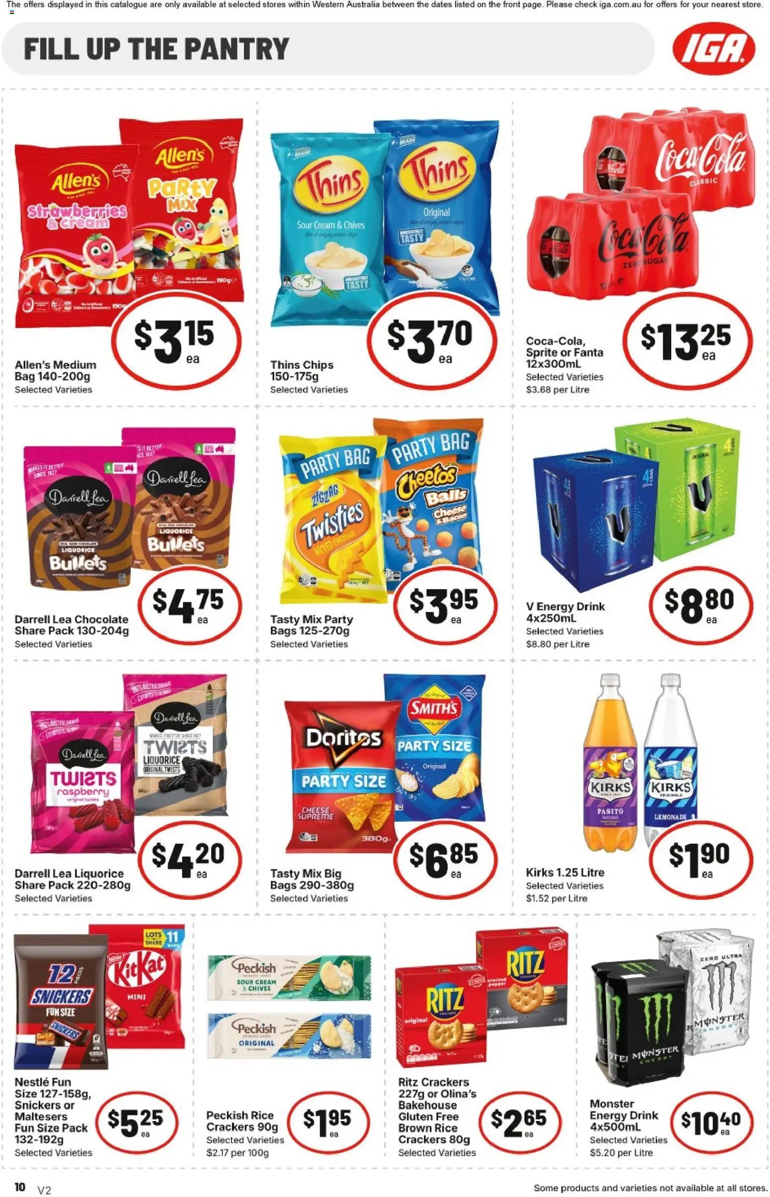 IGA catalogue from 08/07/2026 IGA catalogue NT/WA