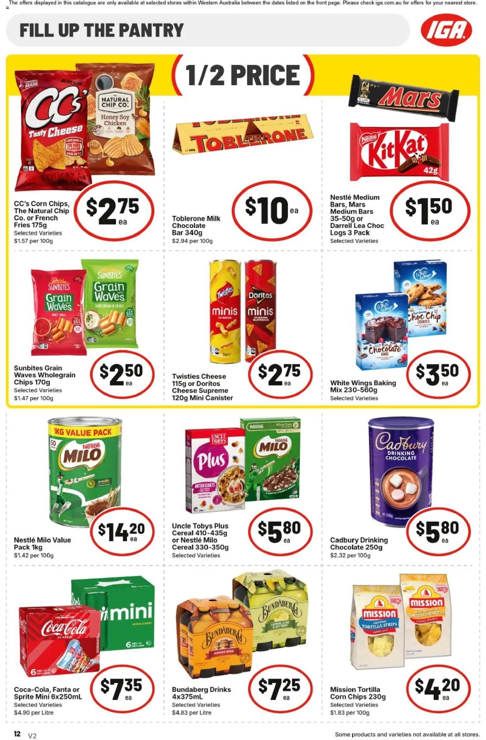 IGA catalogue from 08/07/2026 IGA catalogue NT/WA