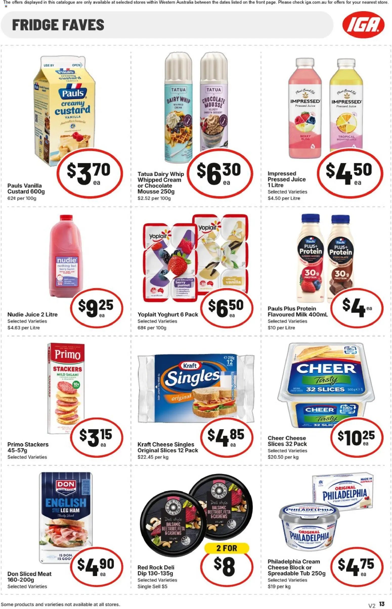 IGA catalogue from 08/07/2026 IGA catalogue NT/WA