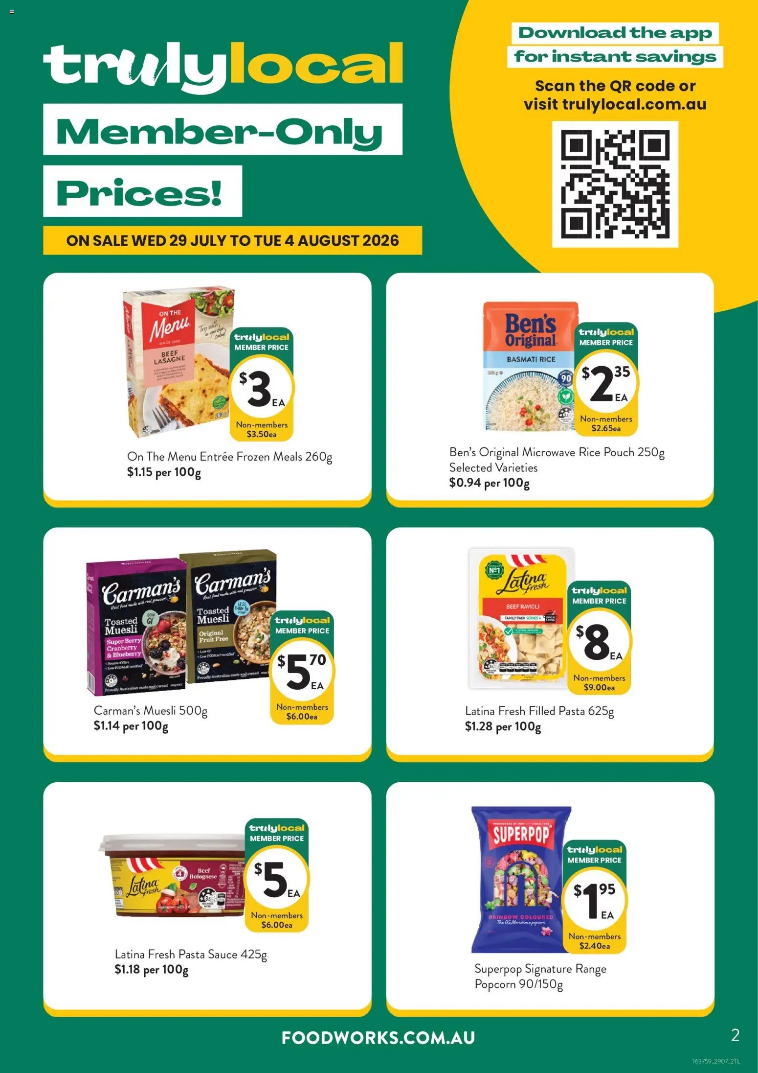 Foodworks catalogue from 29/07/2026 Catalogue Truly local