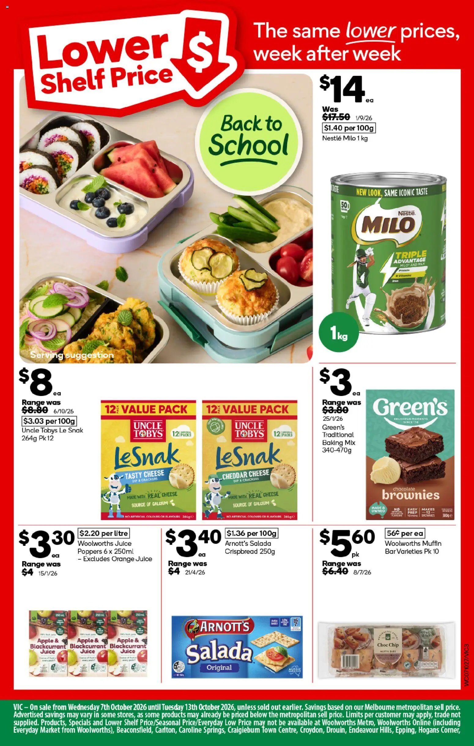 Woolworths catalogue from 07/10/2026 Woolworths catalogue VIC