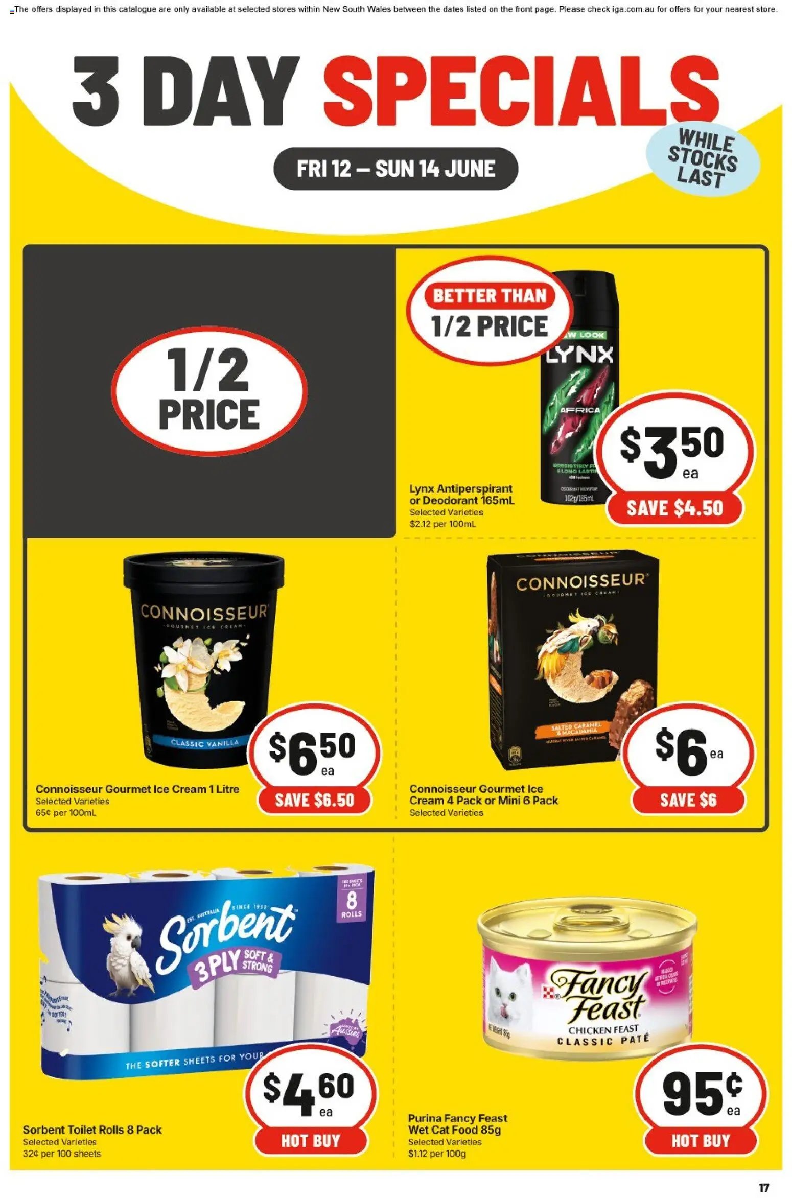 IGA catalogue from 12/06/2026 IGA 3 Day Specials NSW