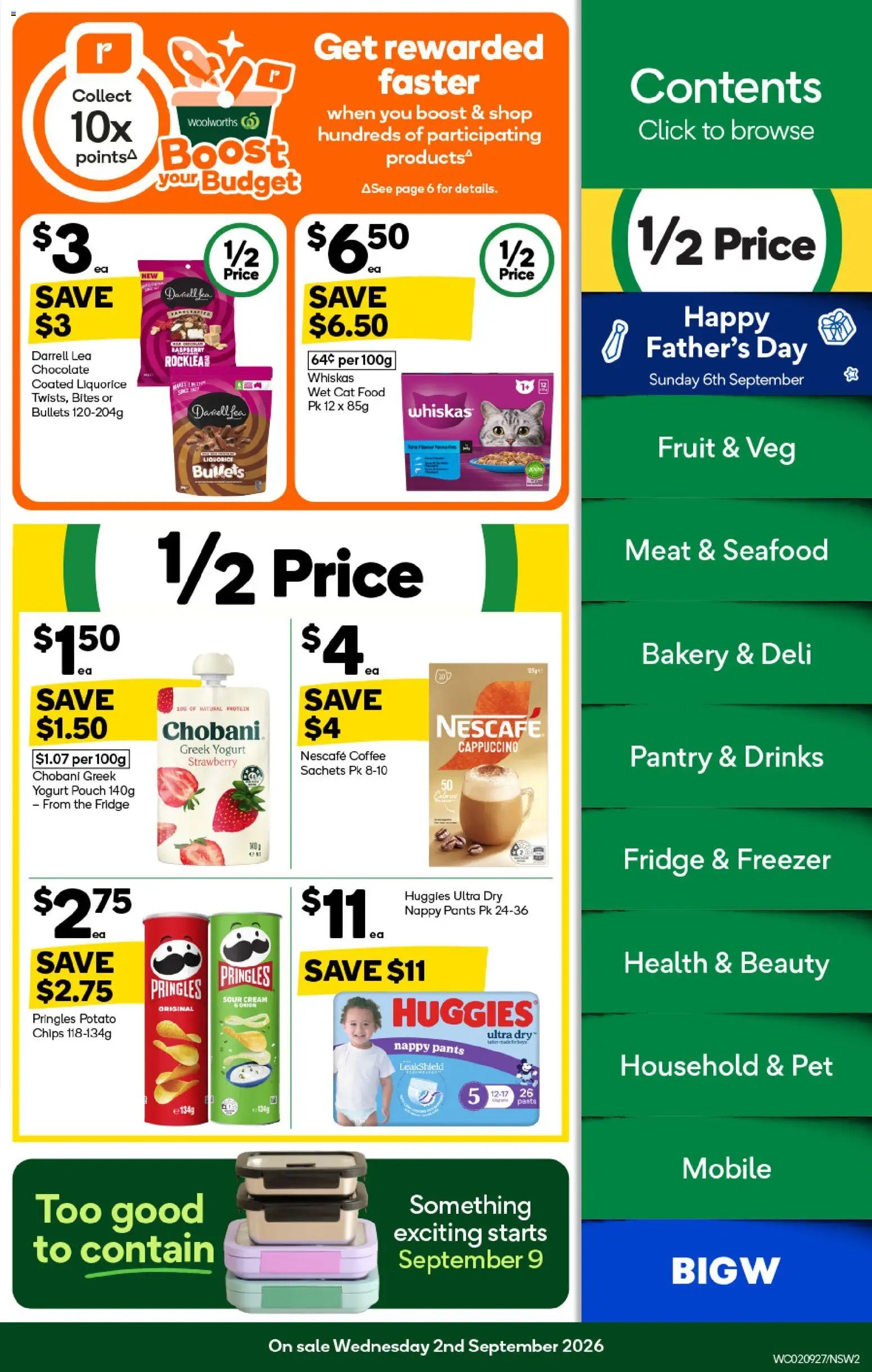 Woolworths catalogue from 02/09/2026 Woolworths catalogue NSW