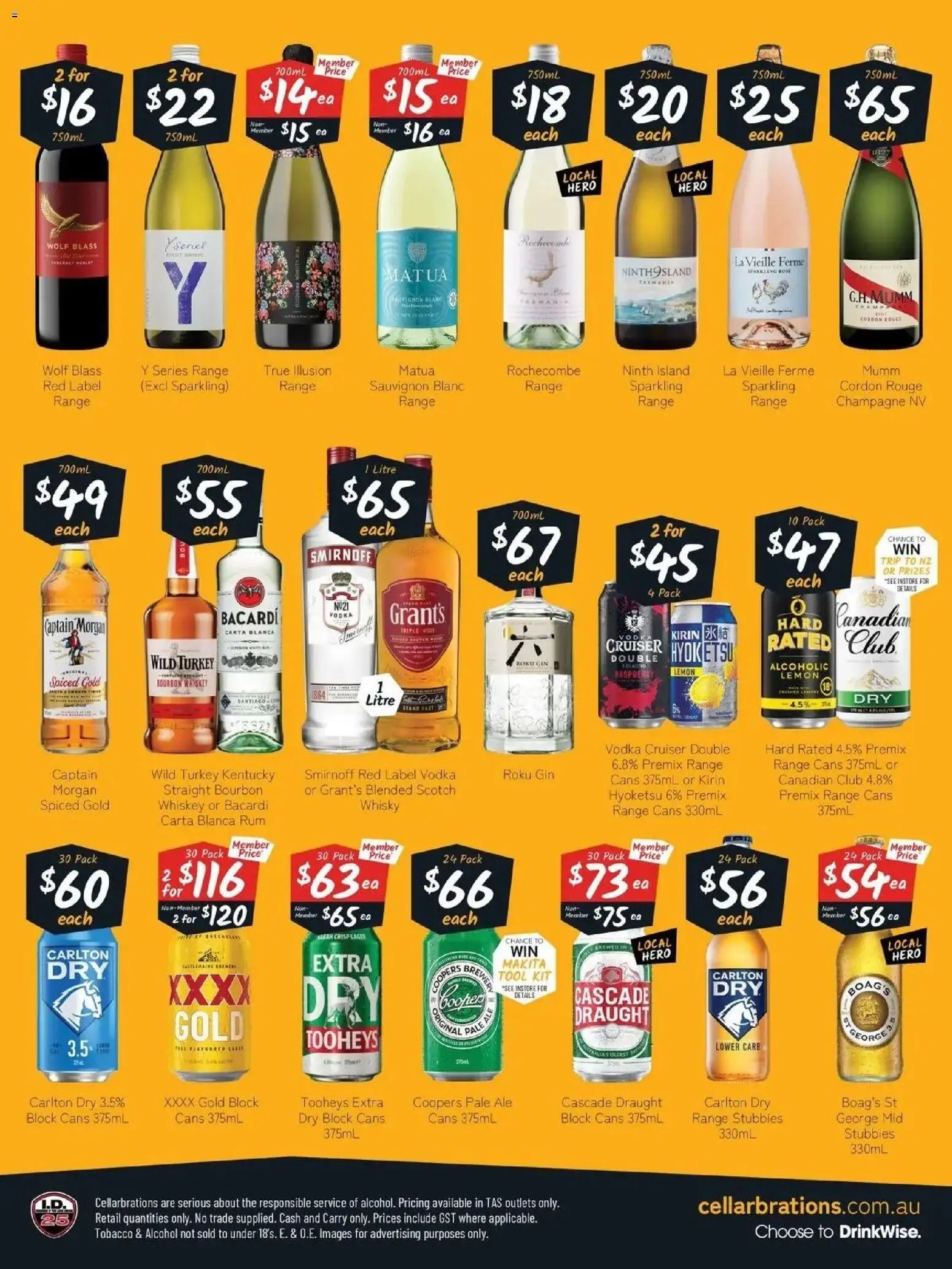 Cellarbrations catalogue from 29/06/2026 Cellarbrations catalogue Huonville