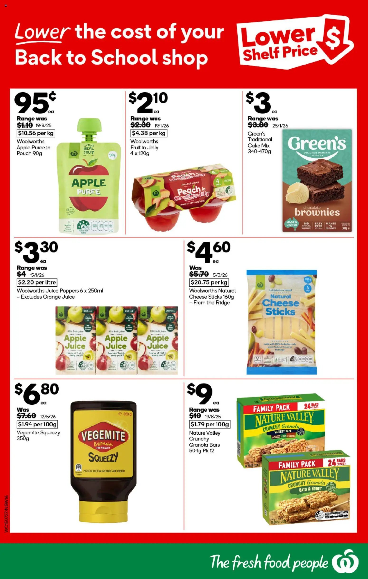Woolworths catalogue from 15/07/2026 Woolworths catalogue NSW