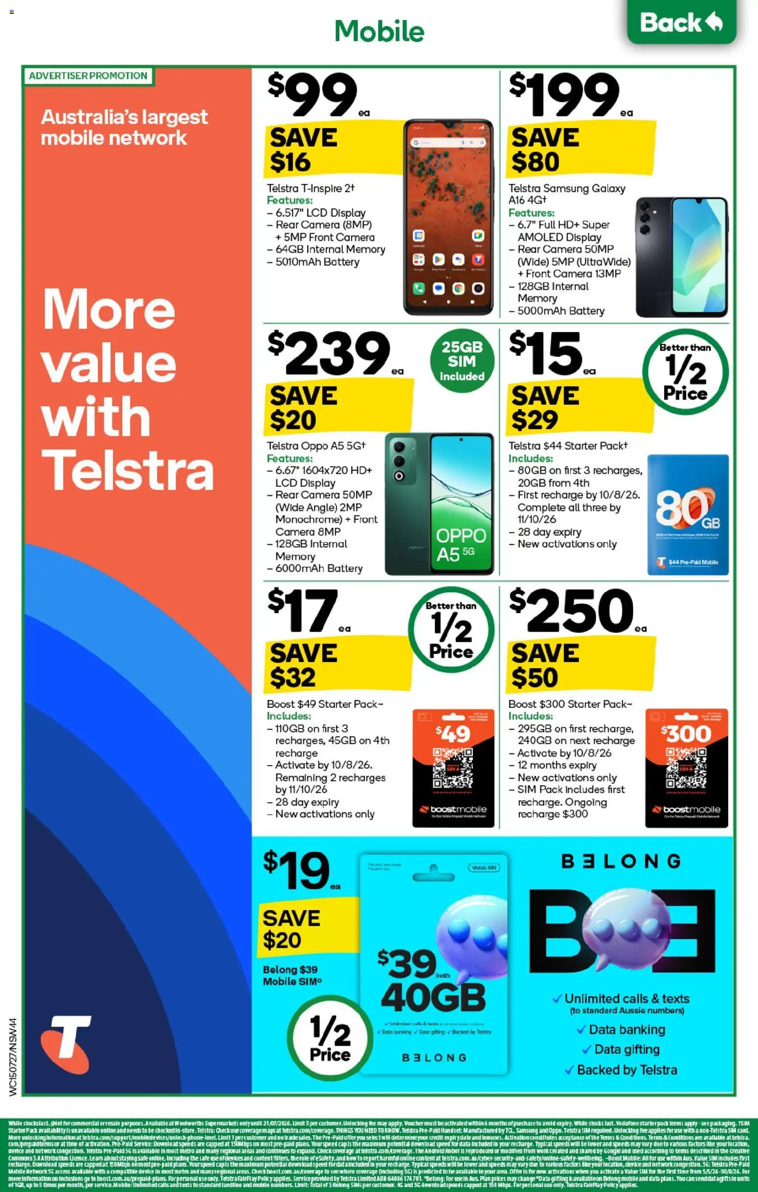 Woolworths catalogue from 15/07/2026 Woolworths catalogue NSW