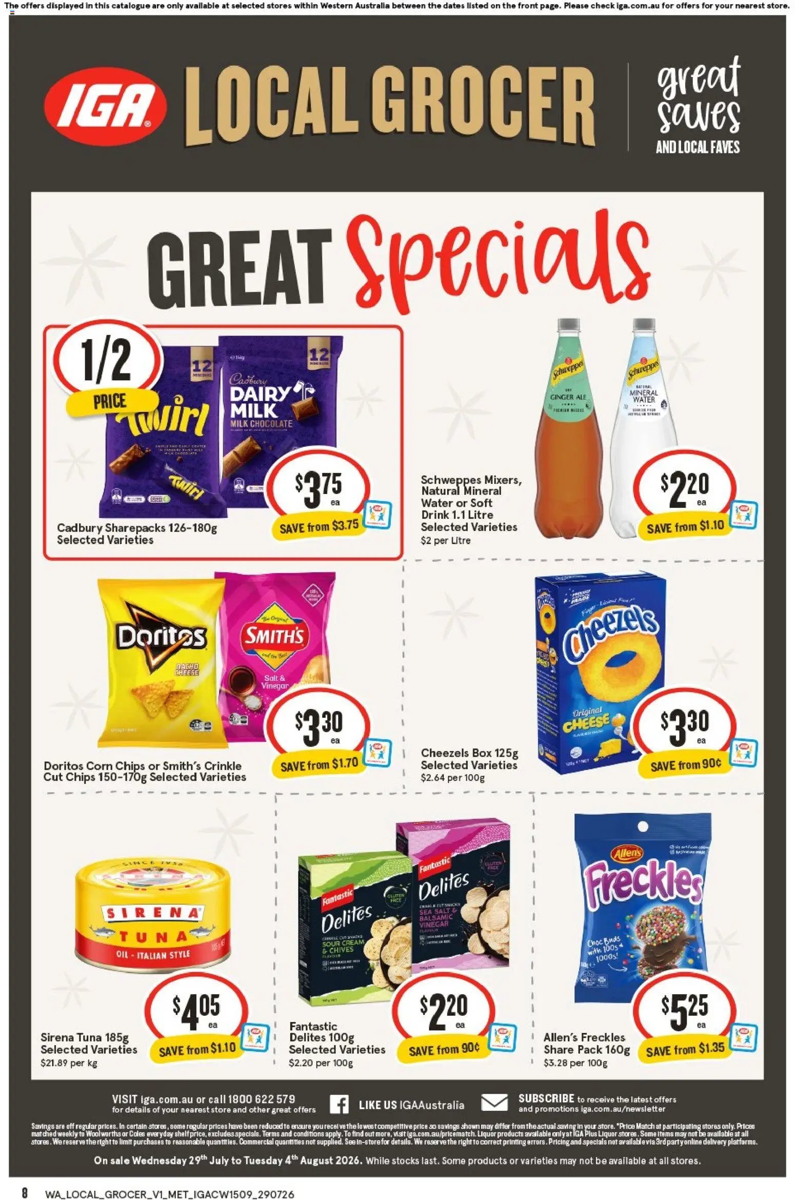 IGA catalogue from 29/07/2026 IGA Local Grocer WA